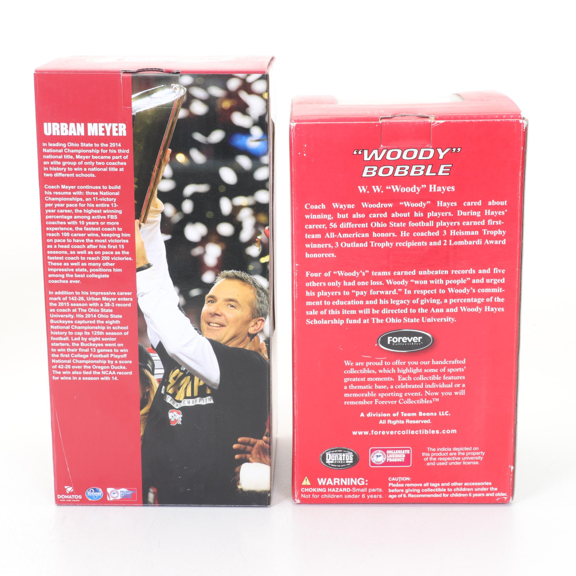 Woody Hayes and Urban Meyer Figurines and Other Ohio State Football Collectibles