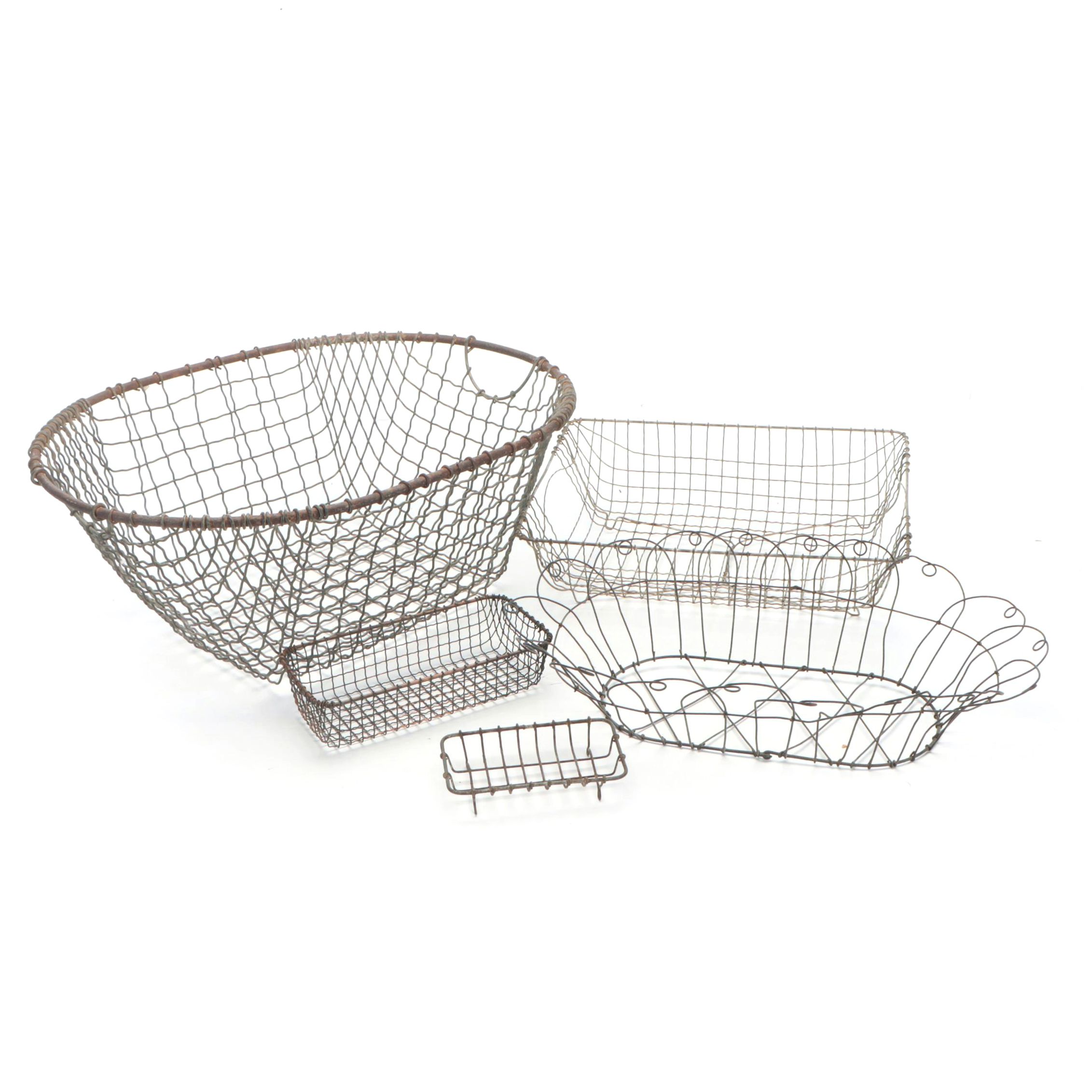Metal Wire Baskets, 20th Century