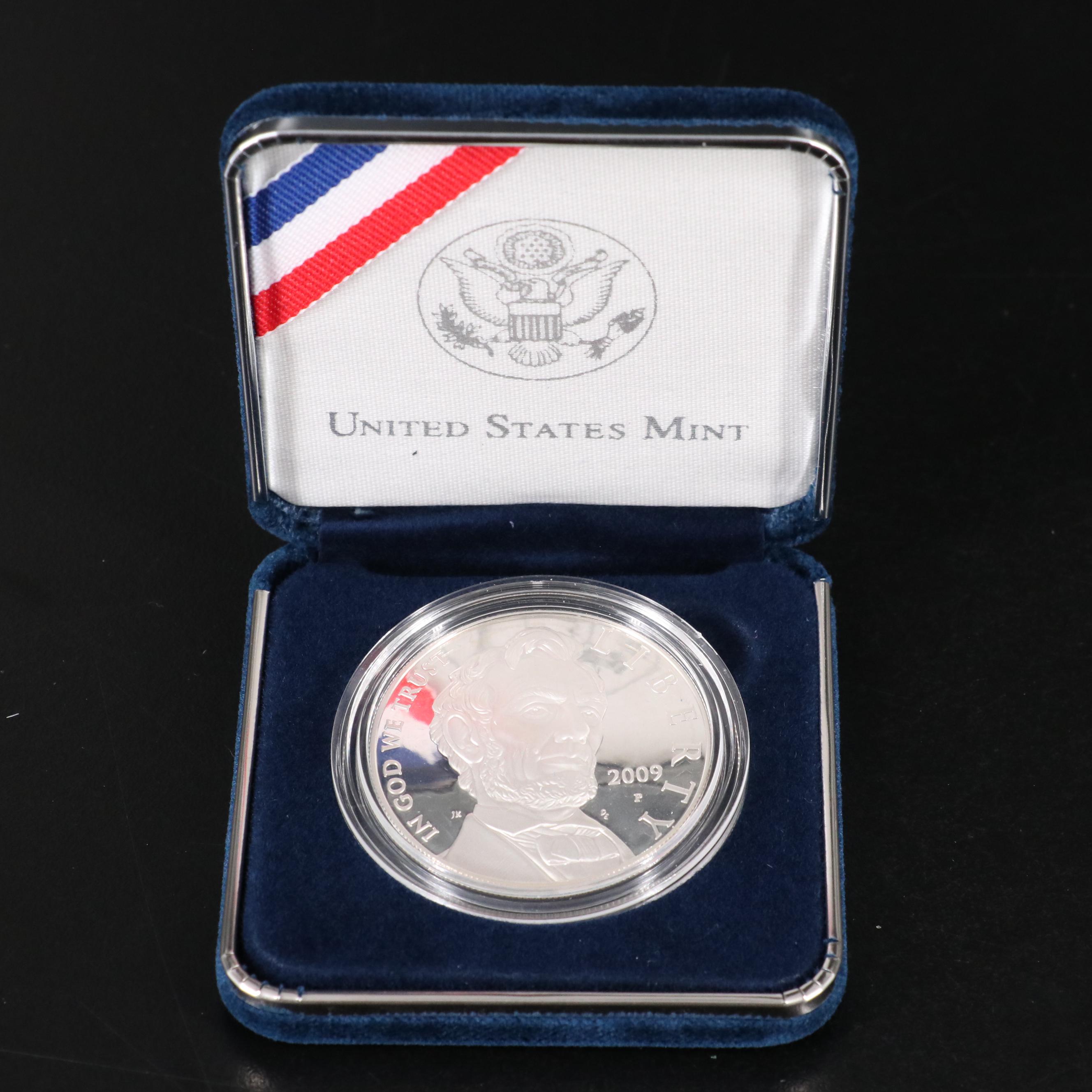 Two Modern Commemorative Silver Dollars