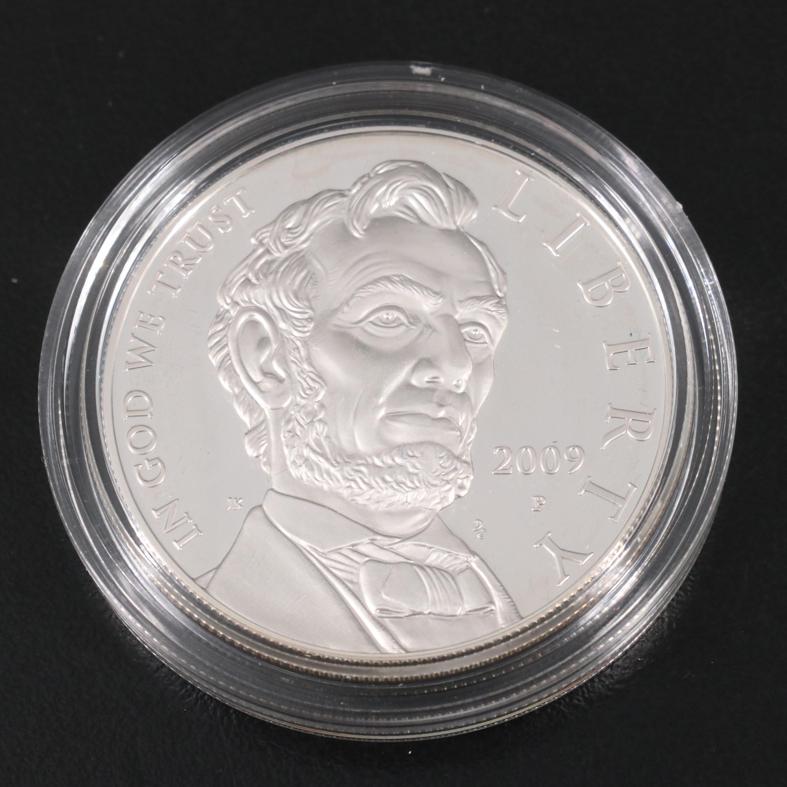 Two Modern Commemorative Silver Dollars