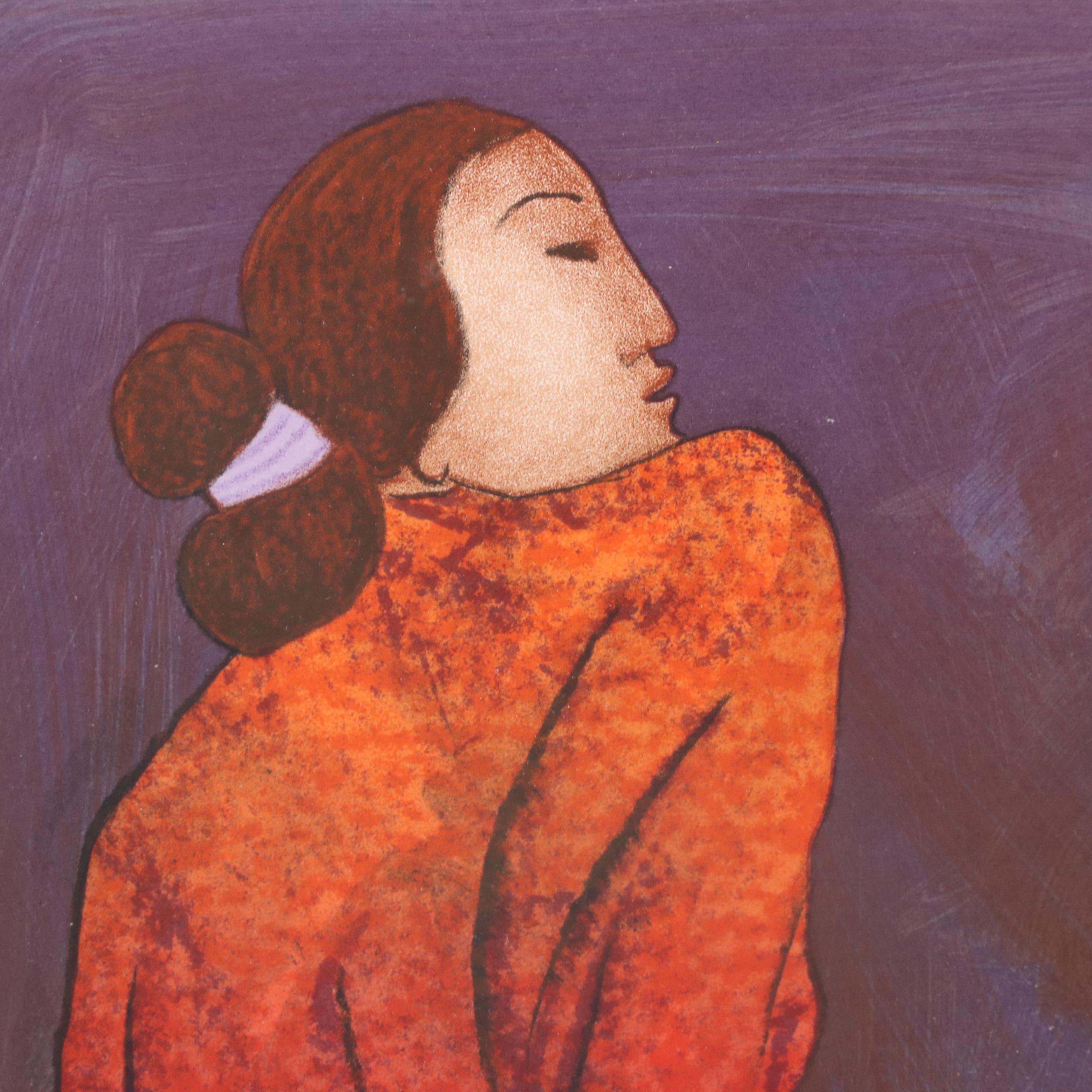 R. C. Gorman Color Lithograph "Myra," 1991