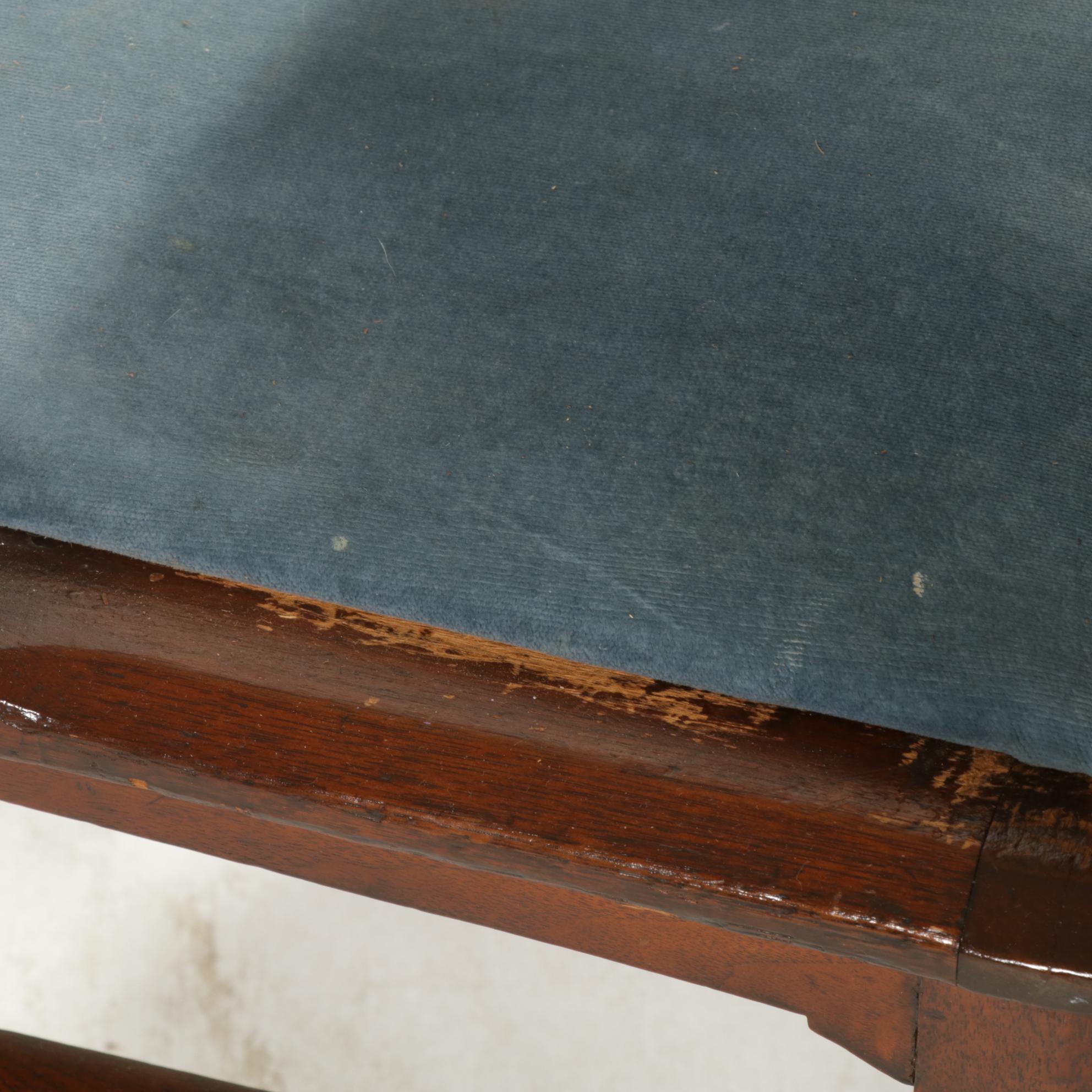 Victorian Carved Walnut Dining Table, Storage Sideboard and Chairs
