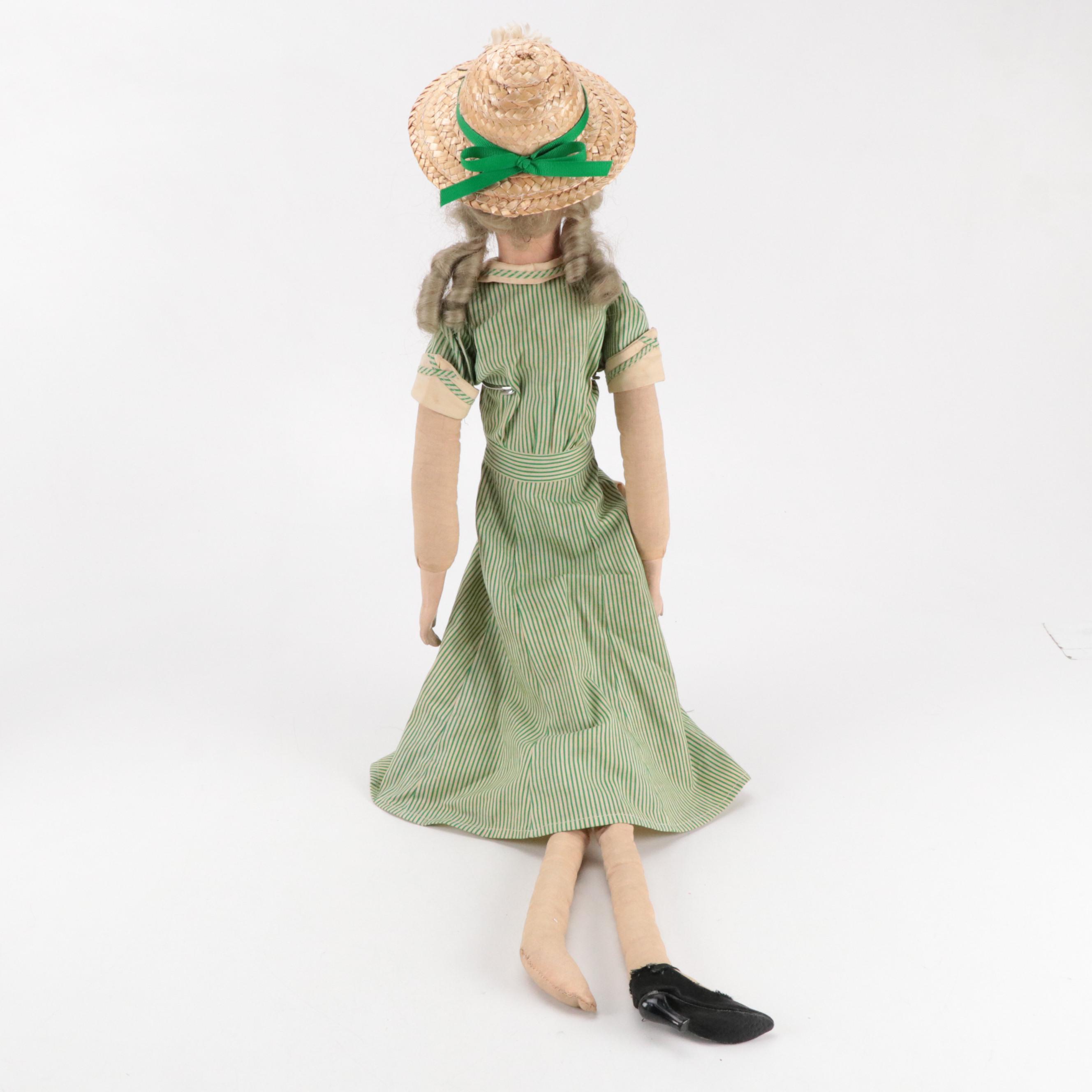Jazz Age Compostion Boudoir Dolls, Early to Mid-20th Century