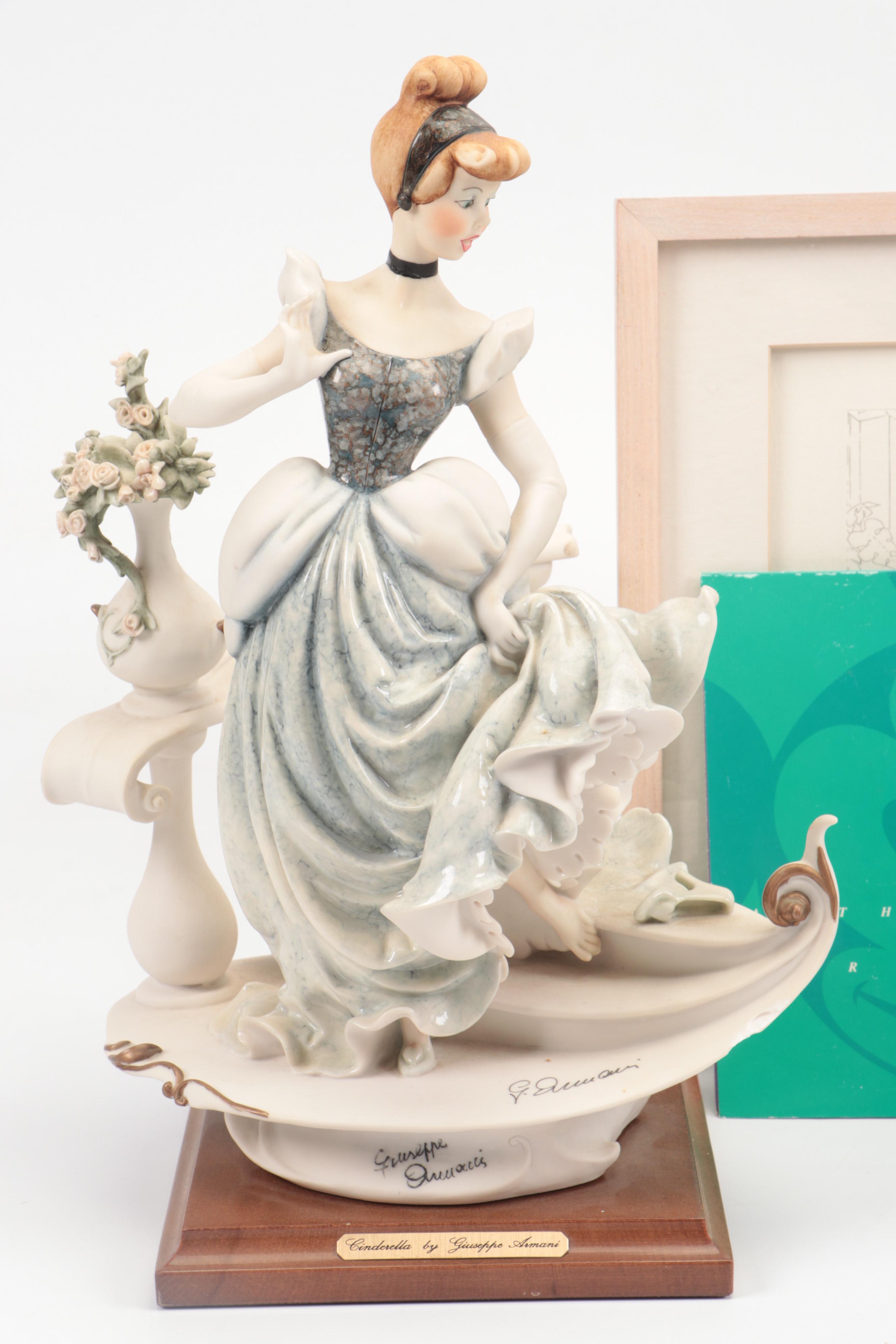 Disney "101 Dalmatians", "Cinderella's Castle" "Cinderella" Figurines, and More