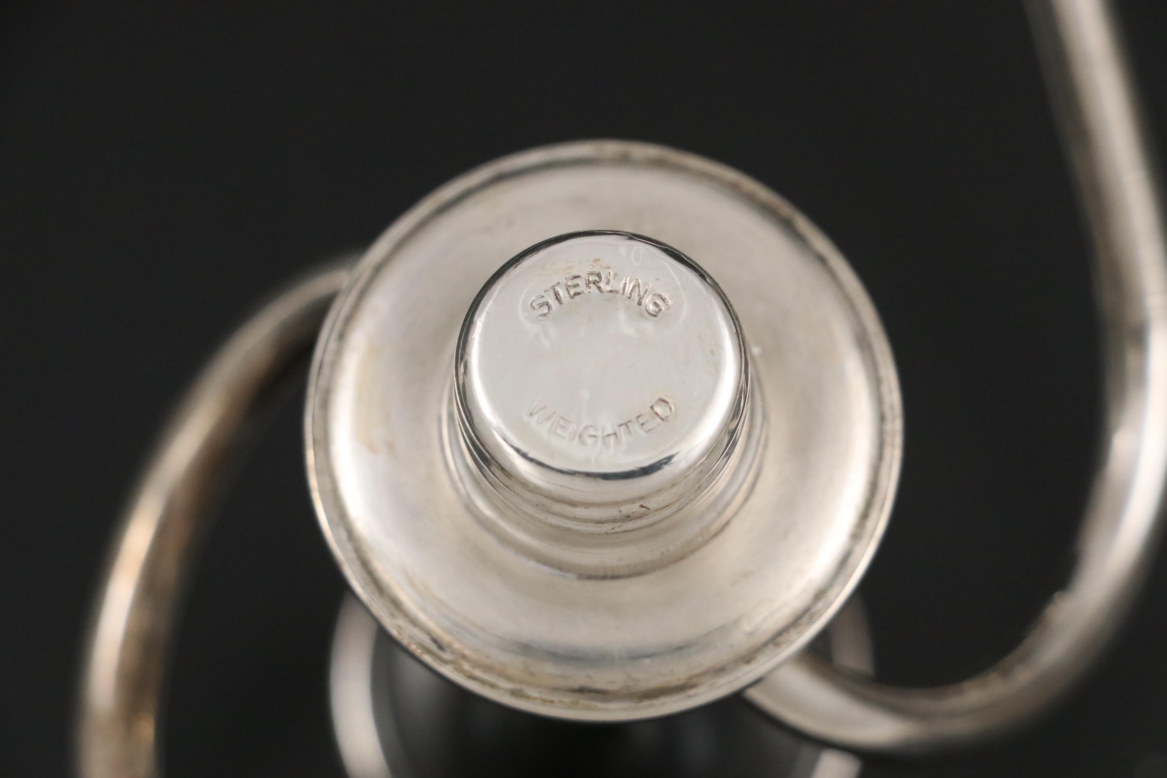 Lunt Sterling Silver Carving Set with Web Sterling Silver Knife and More