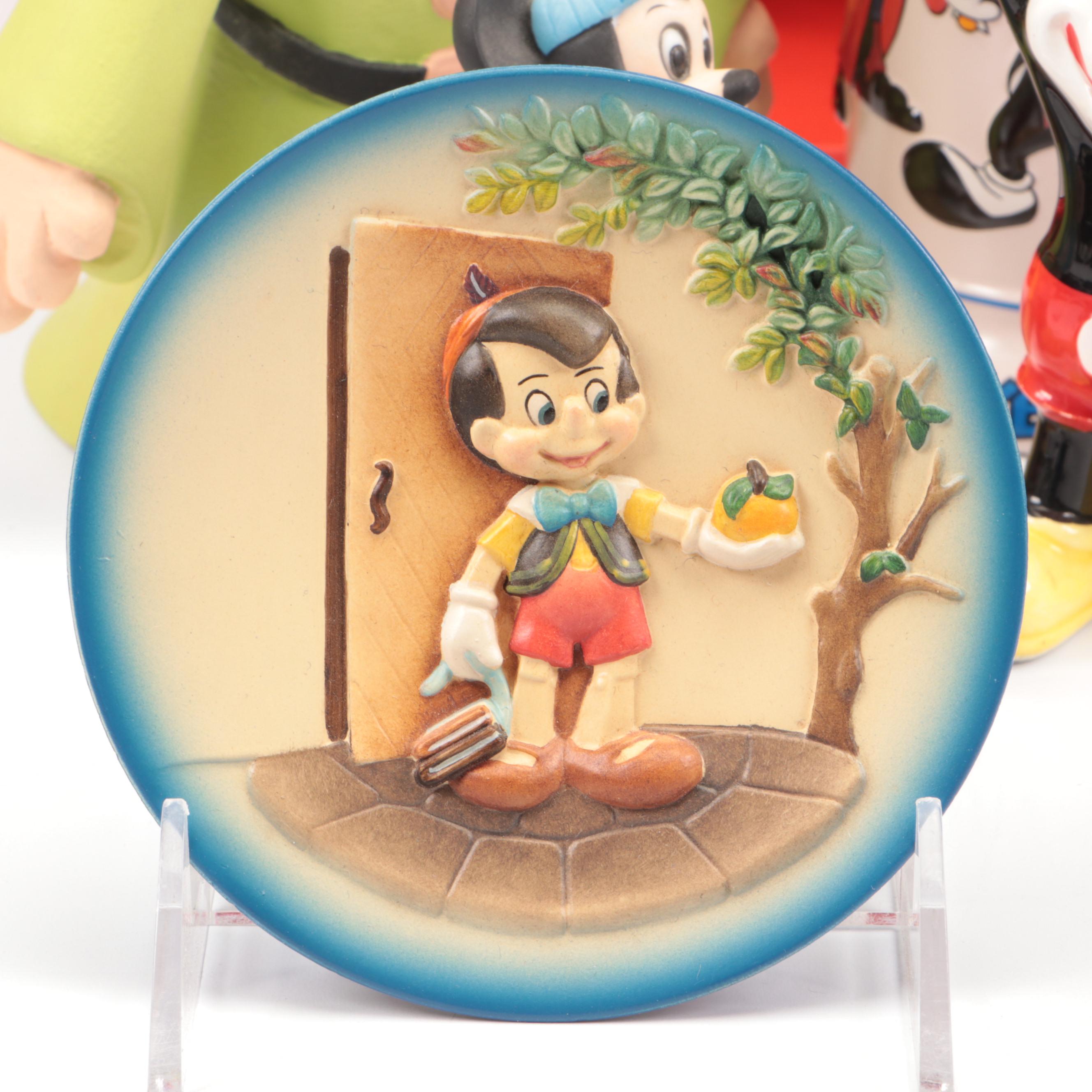 Walt Disney Donald and Daisy Duck Fabric Toys with Mickey Mugs and More