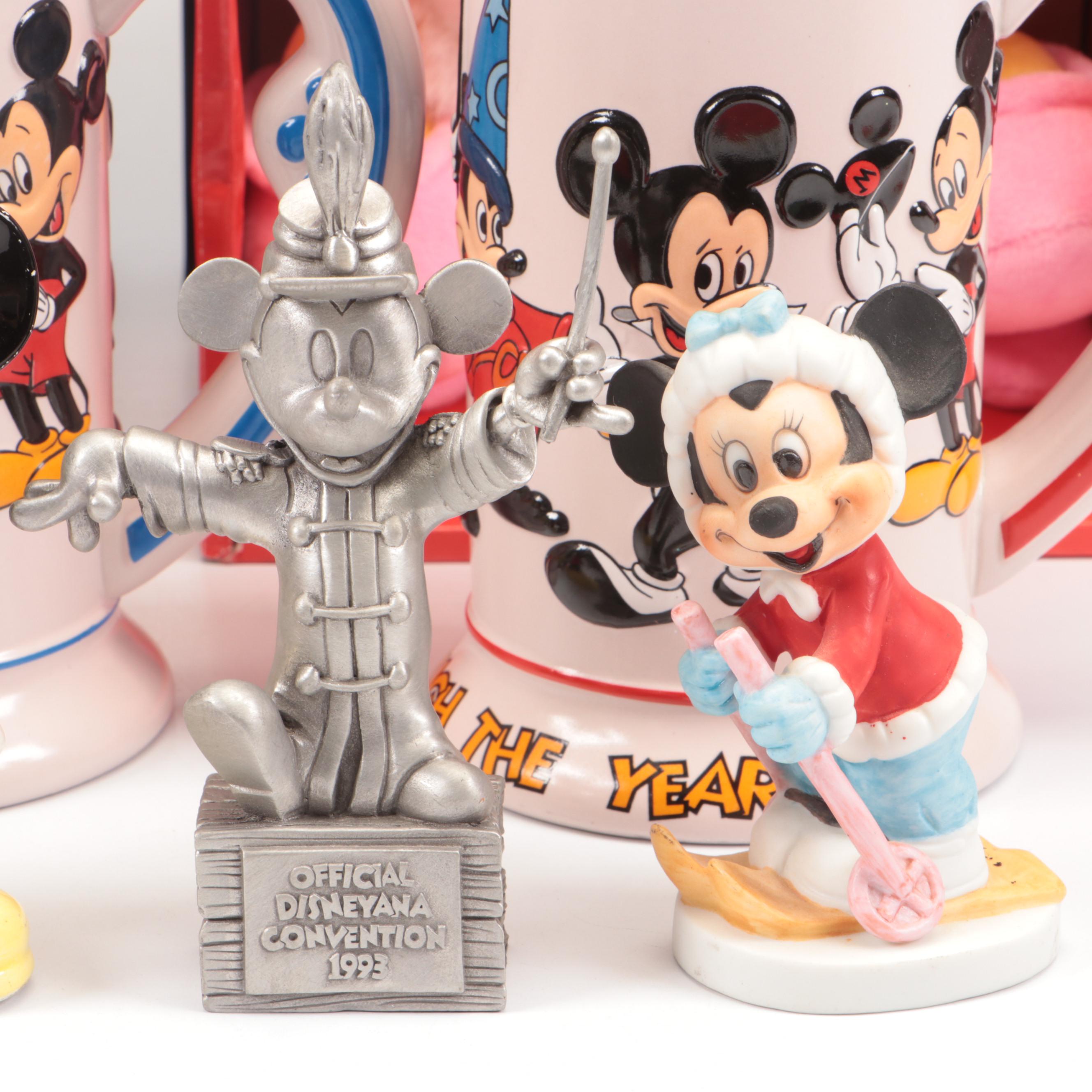 Walt Disney Donald and Daisy Duck Fabric Toys with Mickey Mugs and More