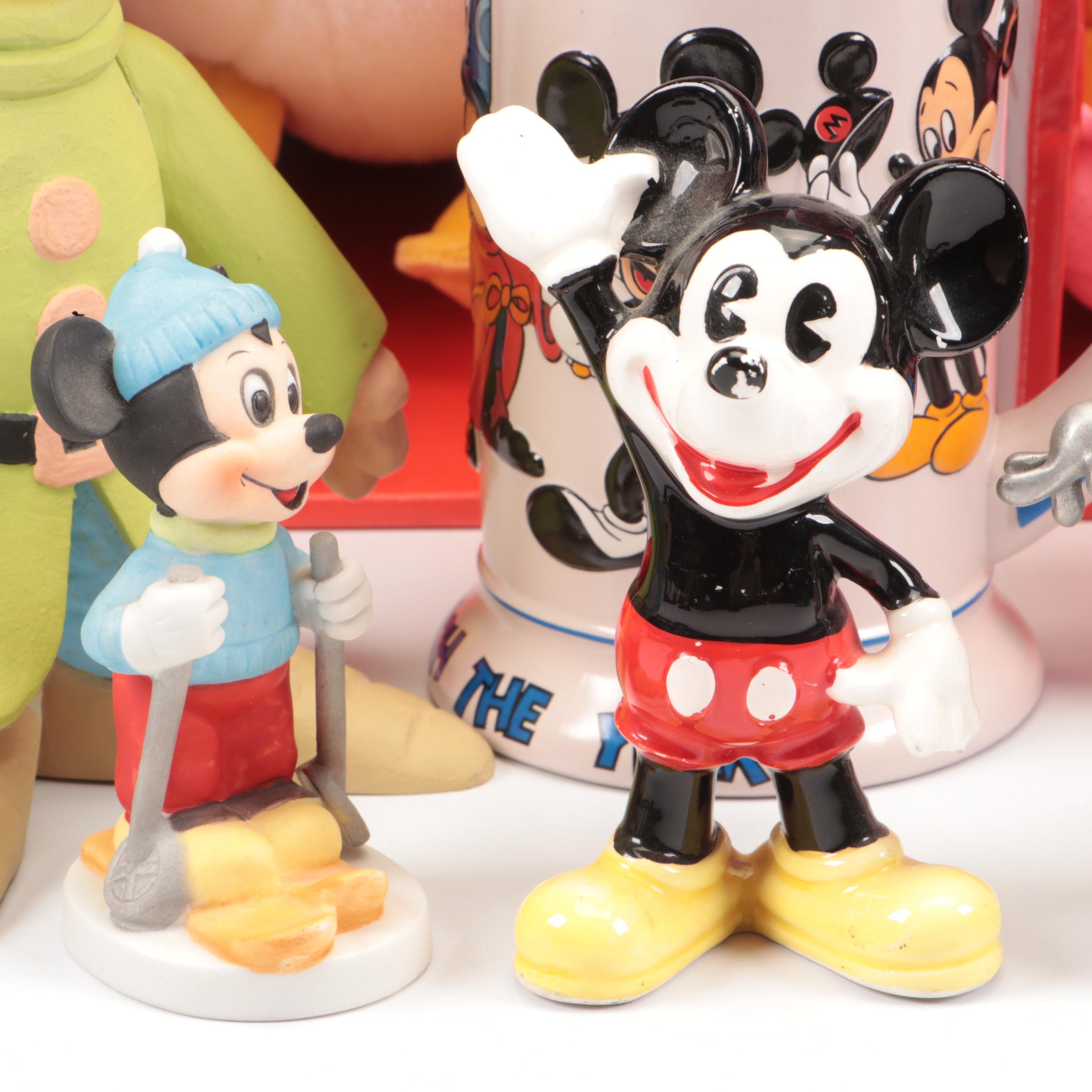 Walt Disney Donald and Daisy Duck Fabric Toys with Mickey Mugs and More