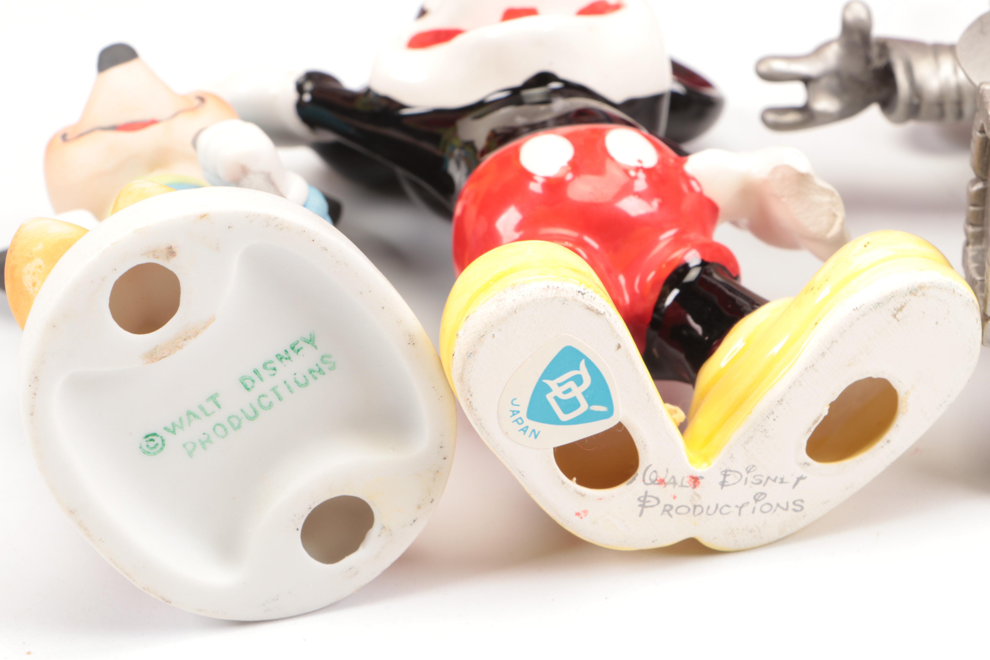 Walt Disney Donald and Daisy Duck Fabric Toys with Mickey Mugs and More