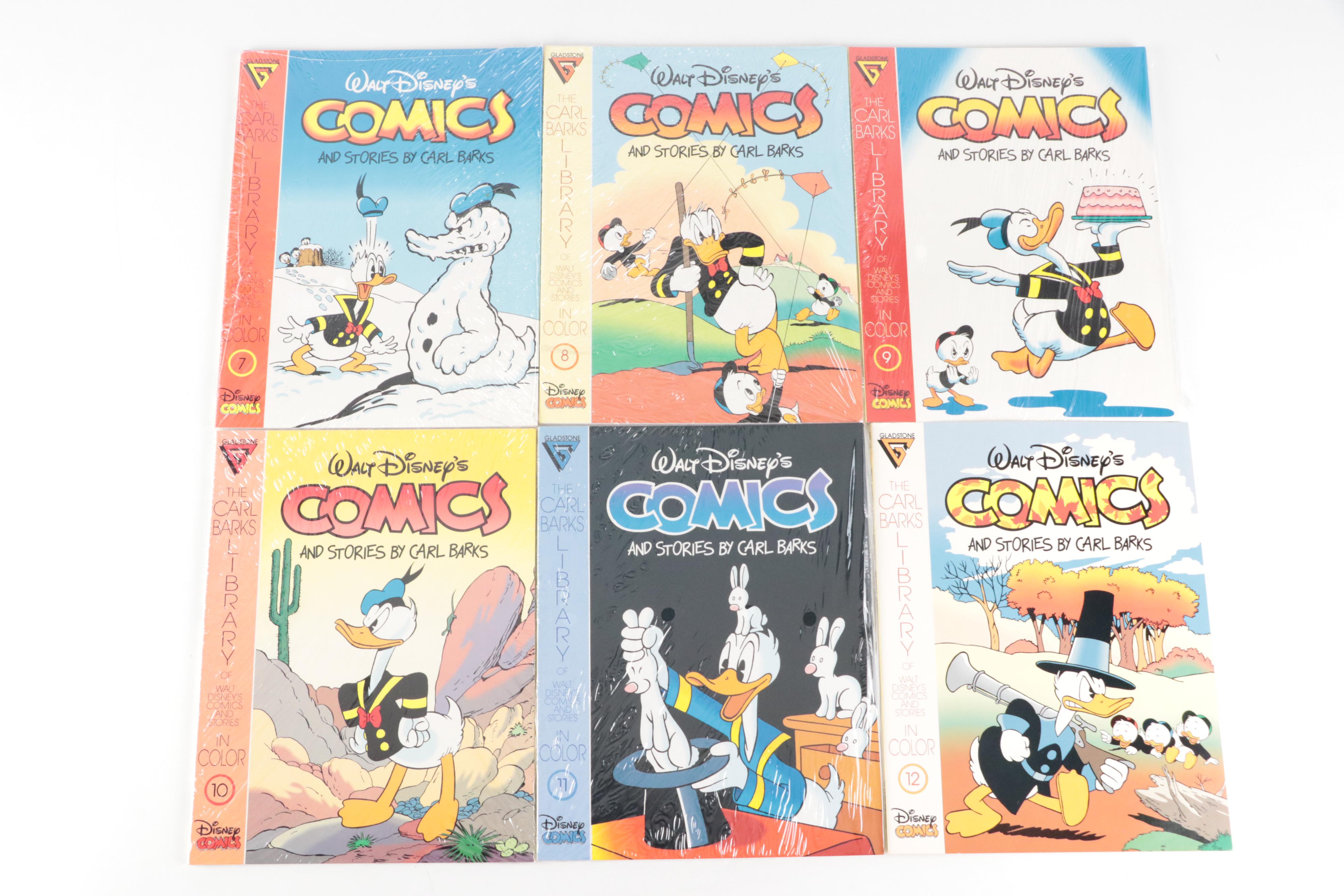 Carl Barks Library "Walt Disney's Comics and Stories" Vol. 1–12 and More