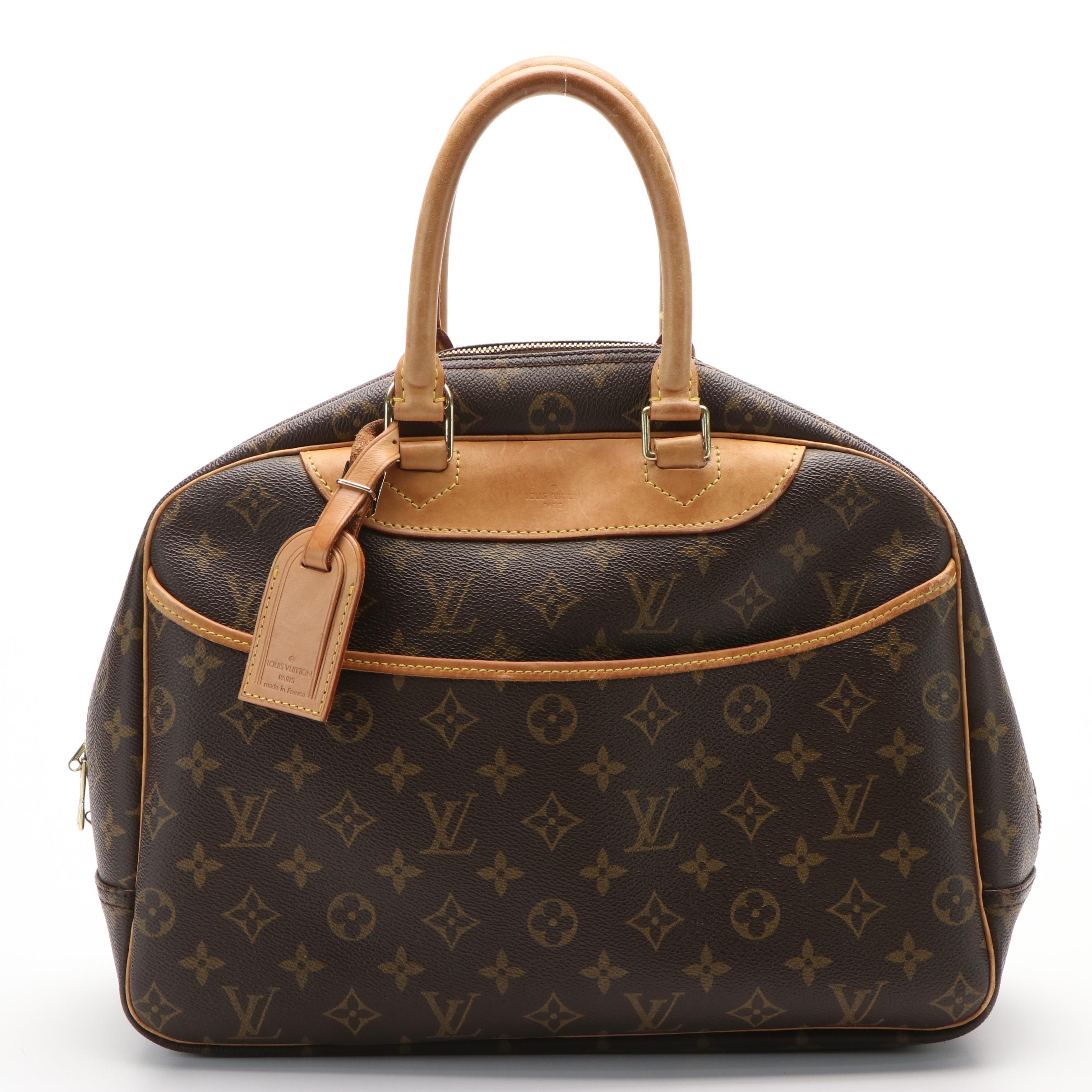 Louis Vuitton Deauville Monogram Canvas Handbag