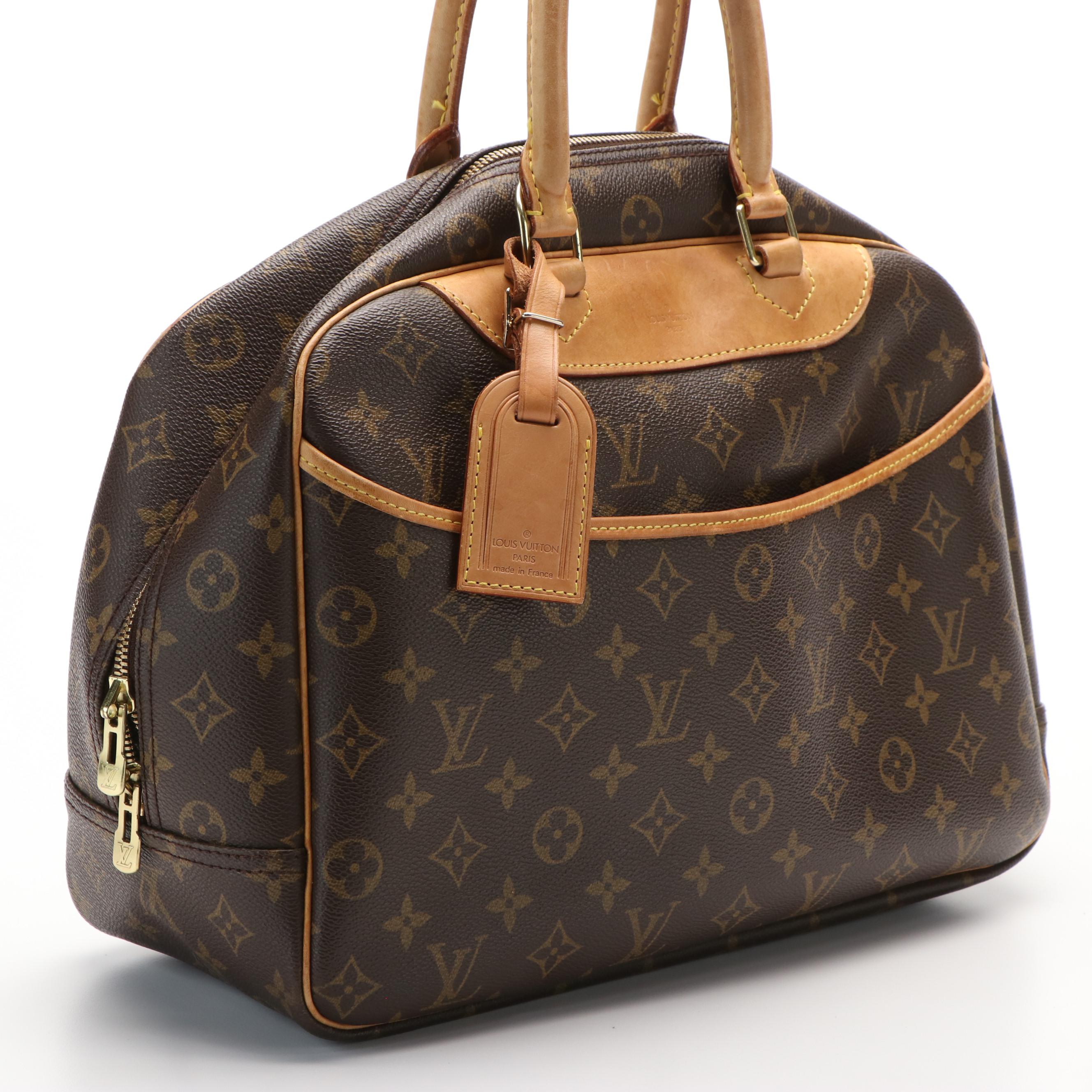 Louis Vuitton Deauville Monogram Canvas Handbag