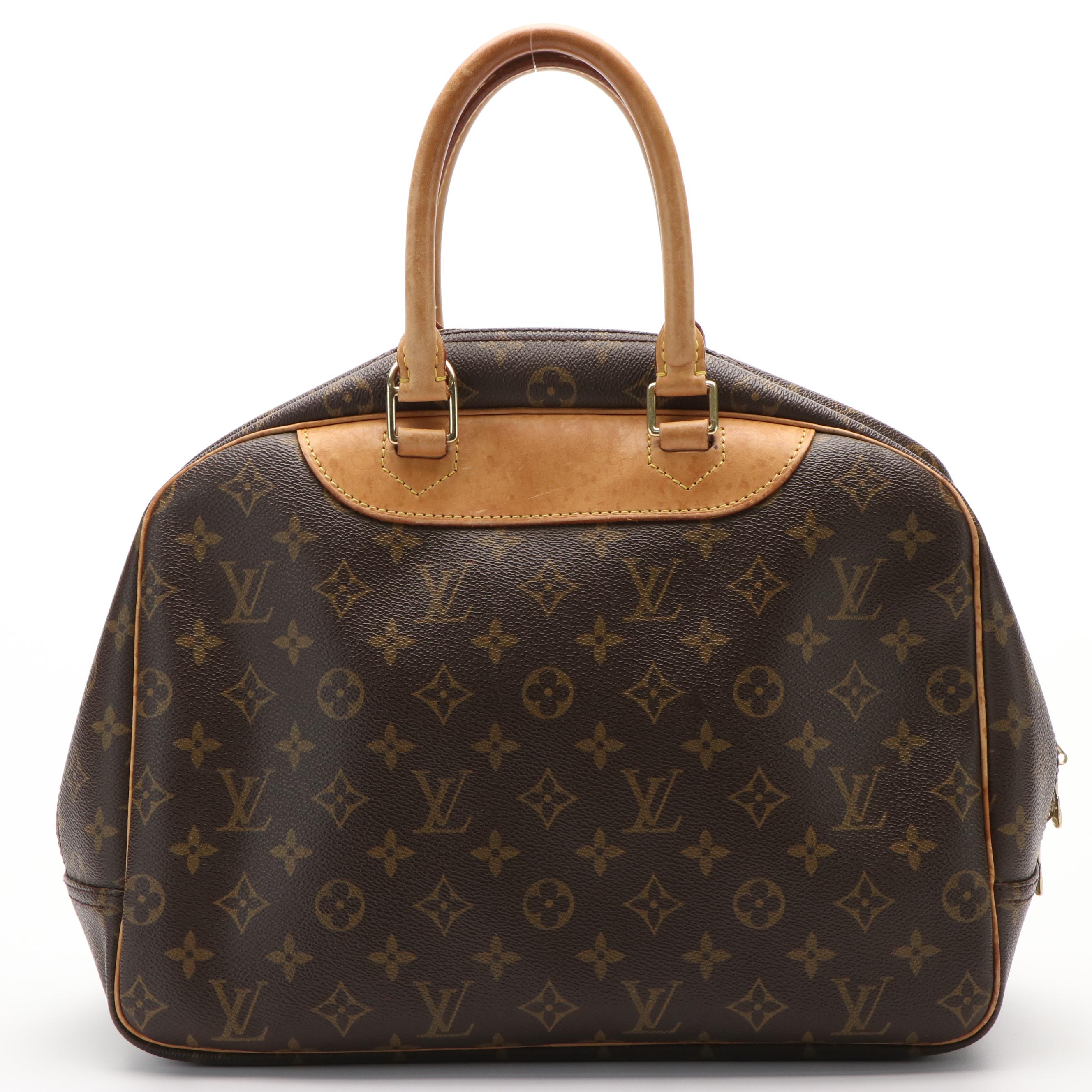 Louis Vuitton Deauville Monogram Canvas Handbag