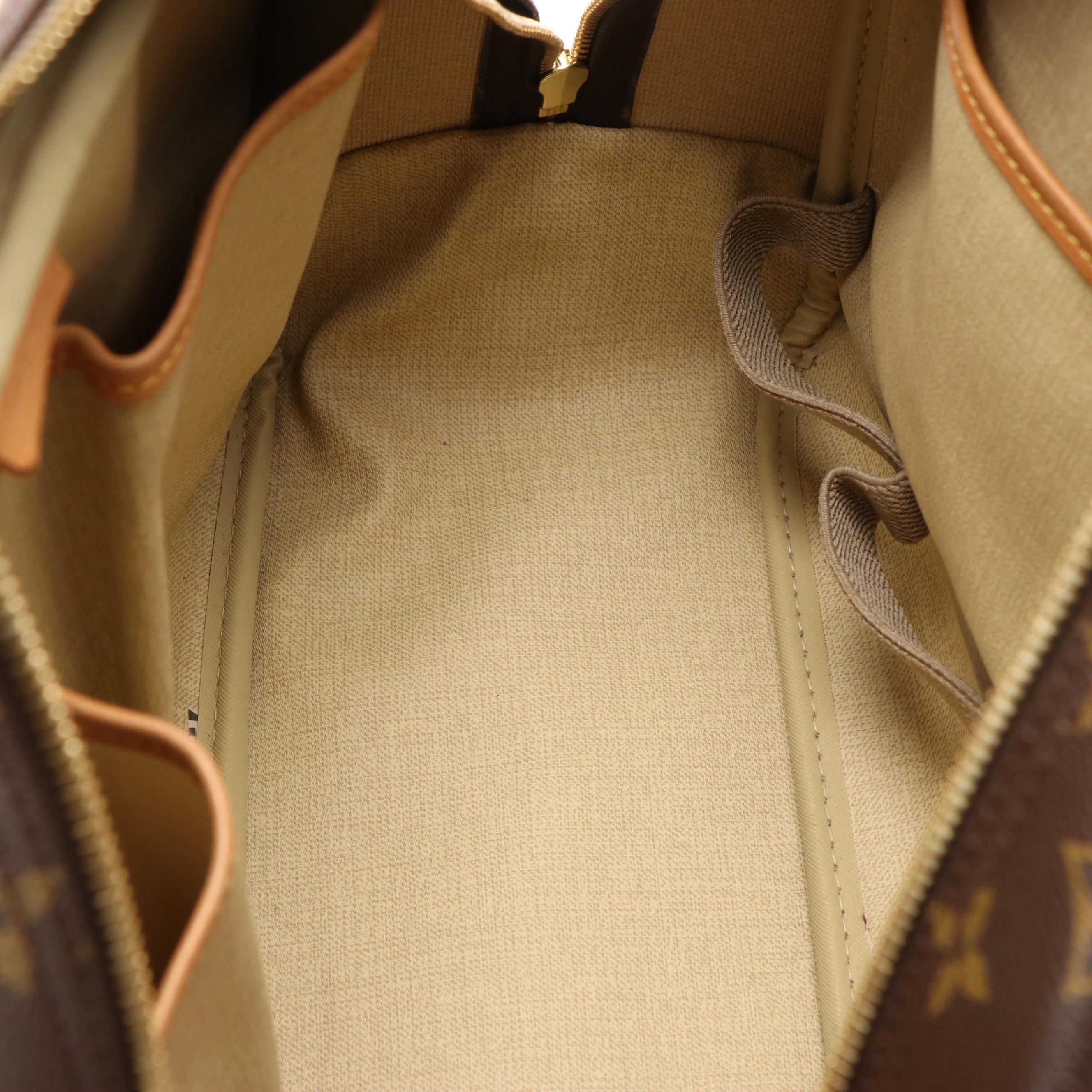 Louis Vuitton Deauville Monogram Canvas Handbag