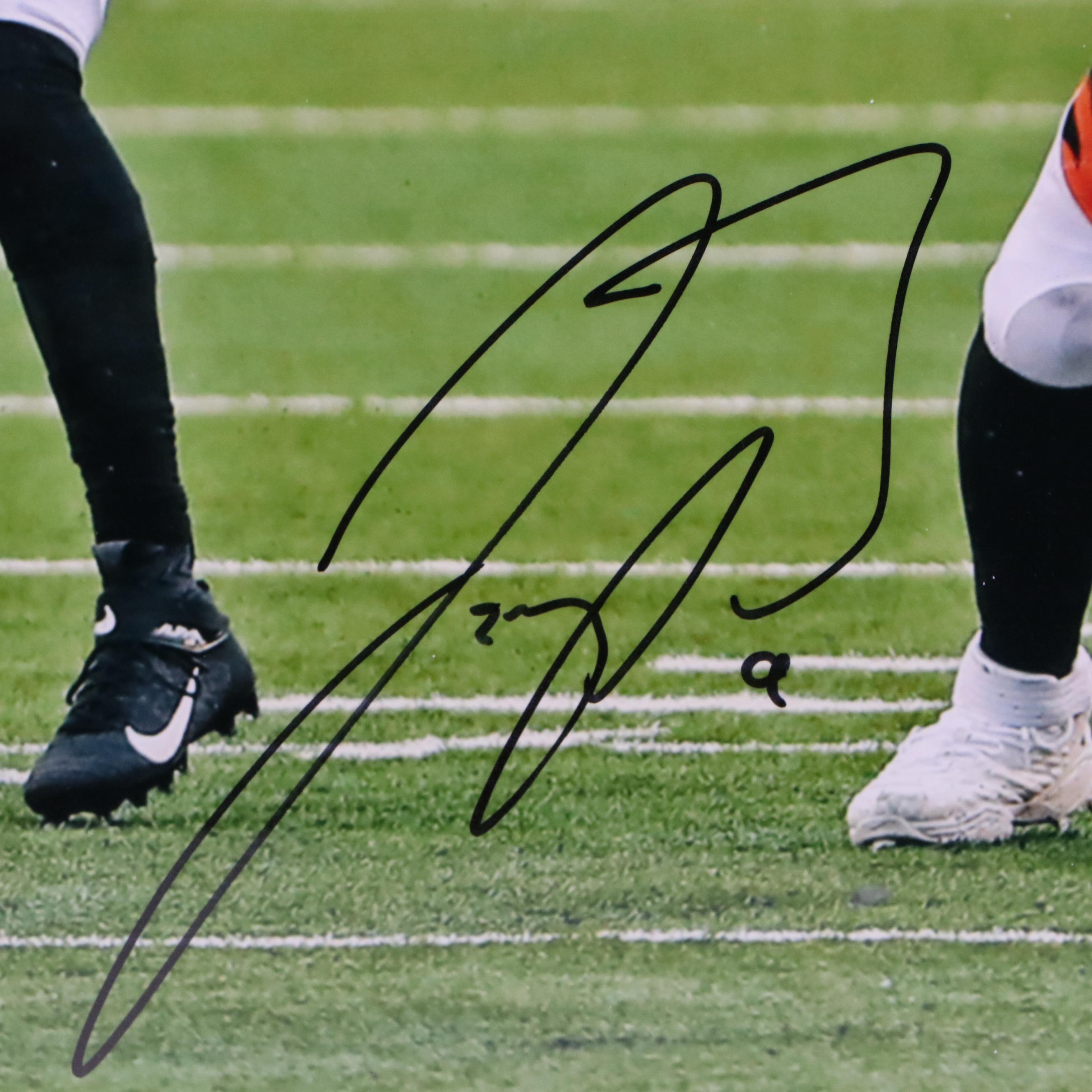 Joe Burrow Signed Cincinnati Bengals Framed Print