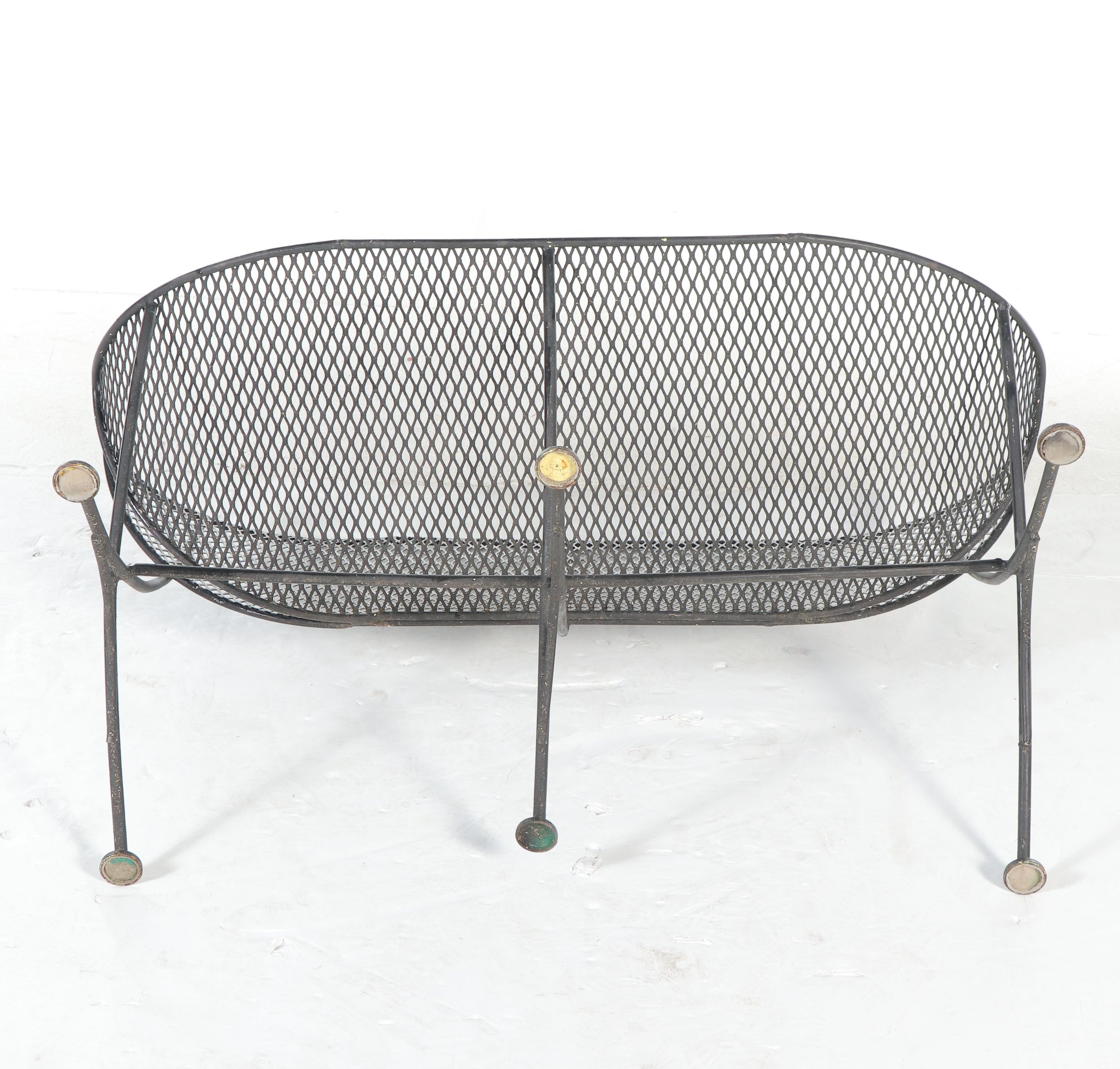 Maurizio Tempestini for Salterini "Orange Slice" Settee, c. 1960