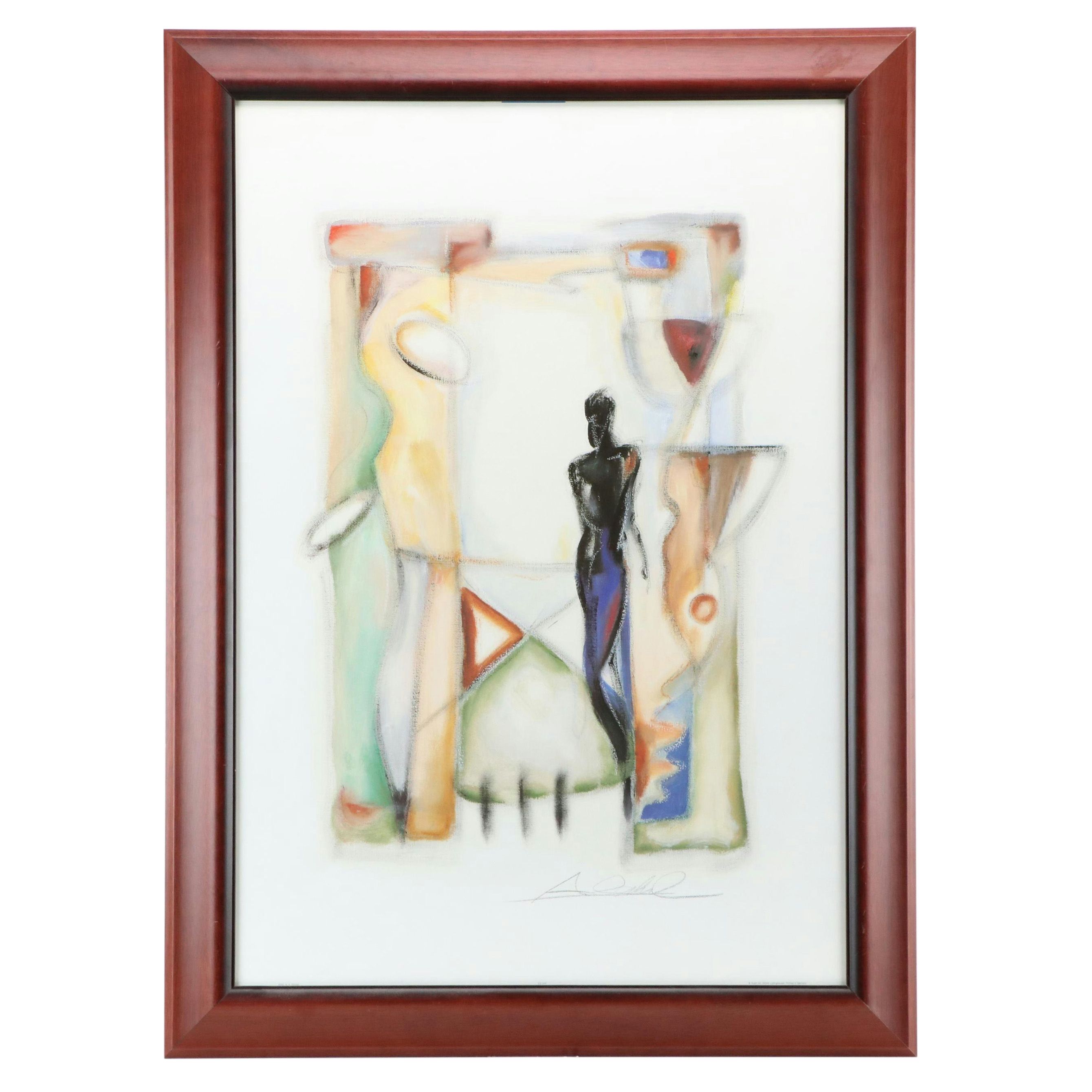 Offset Lithograph After Alfred Gockel "Dream"