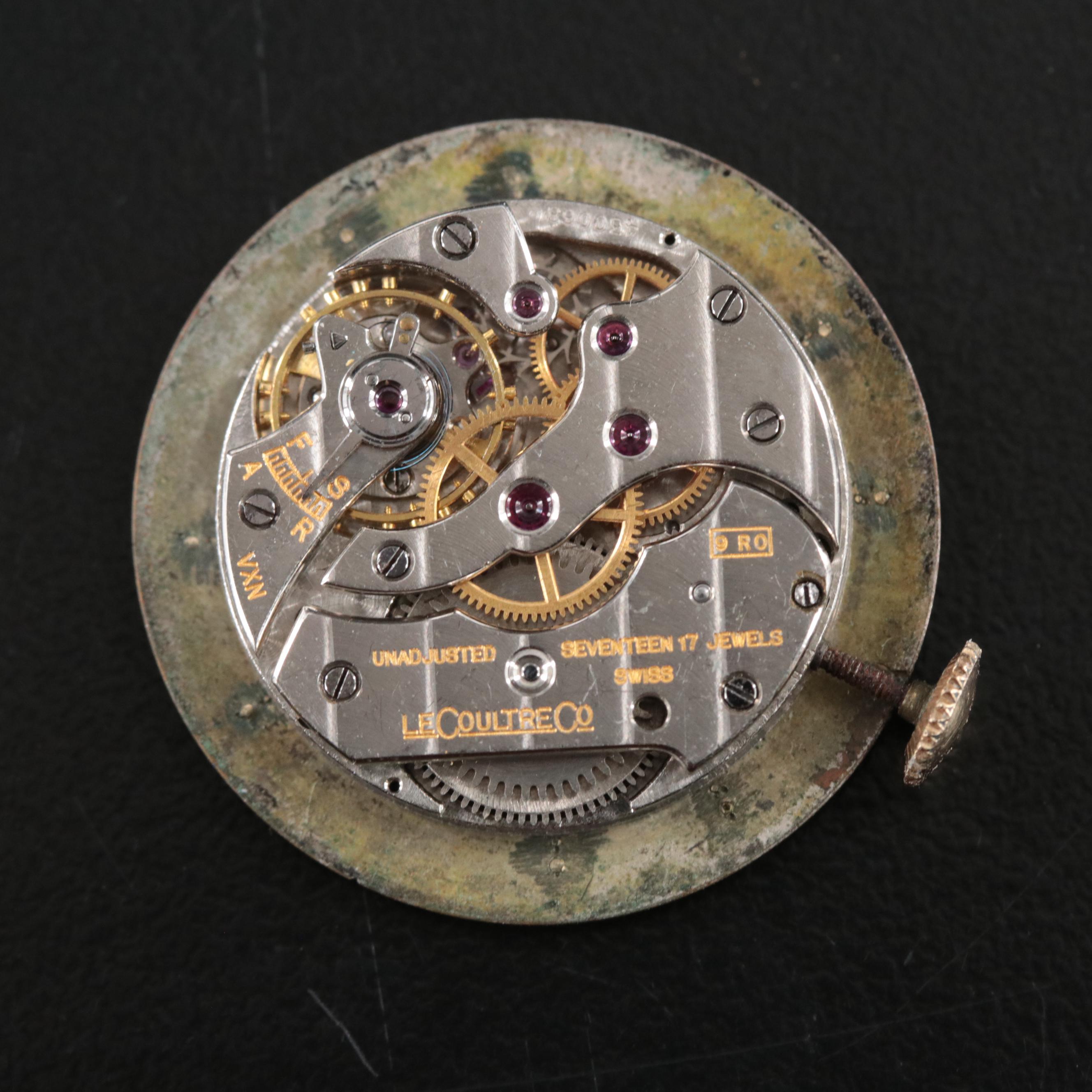 Vintage LeCoultre 14K Gold Mechanical Watch
