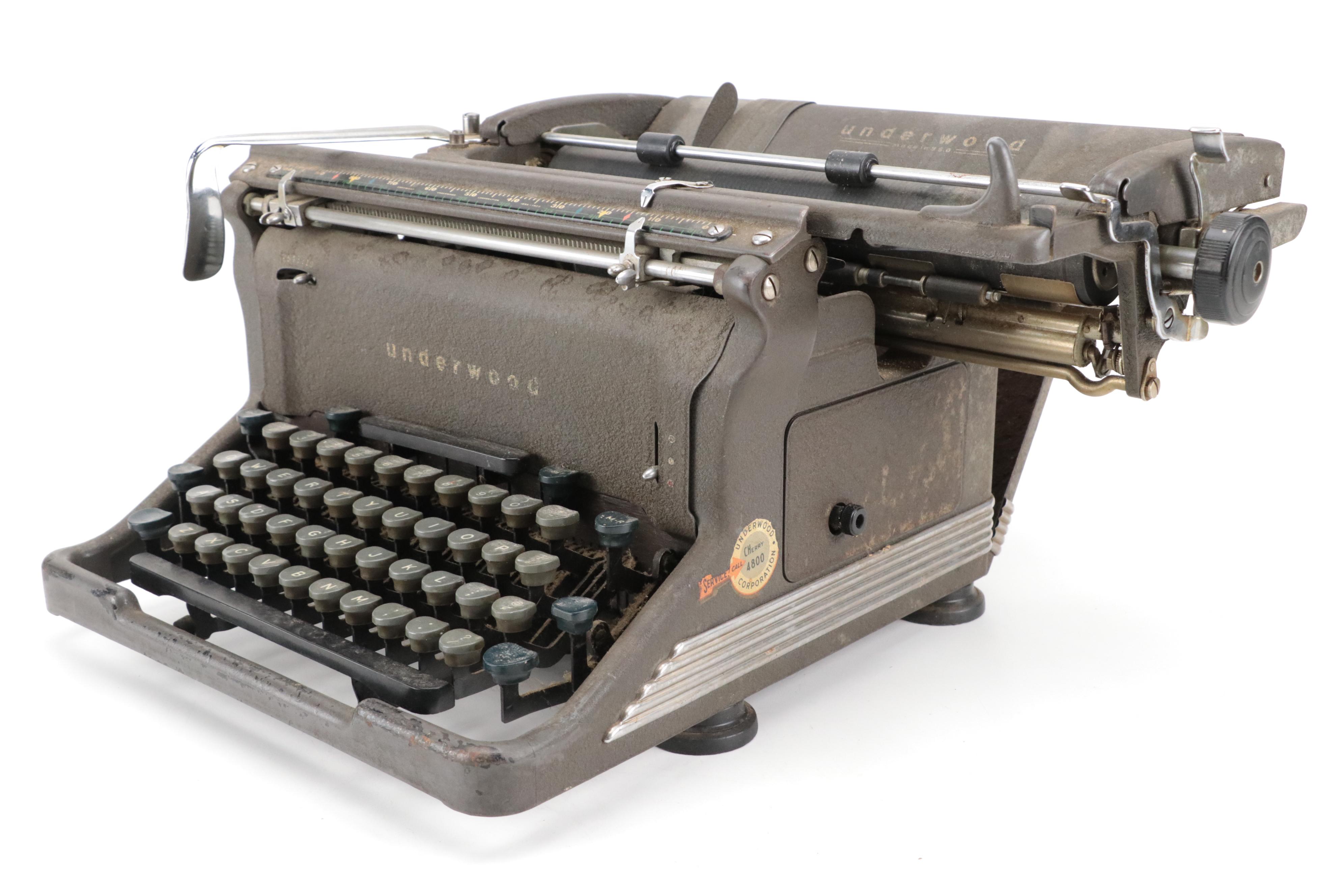 Underwood "Rhythm Touch" Typewriter, Circa 1952