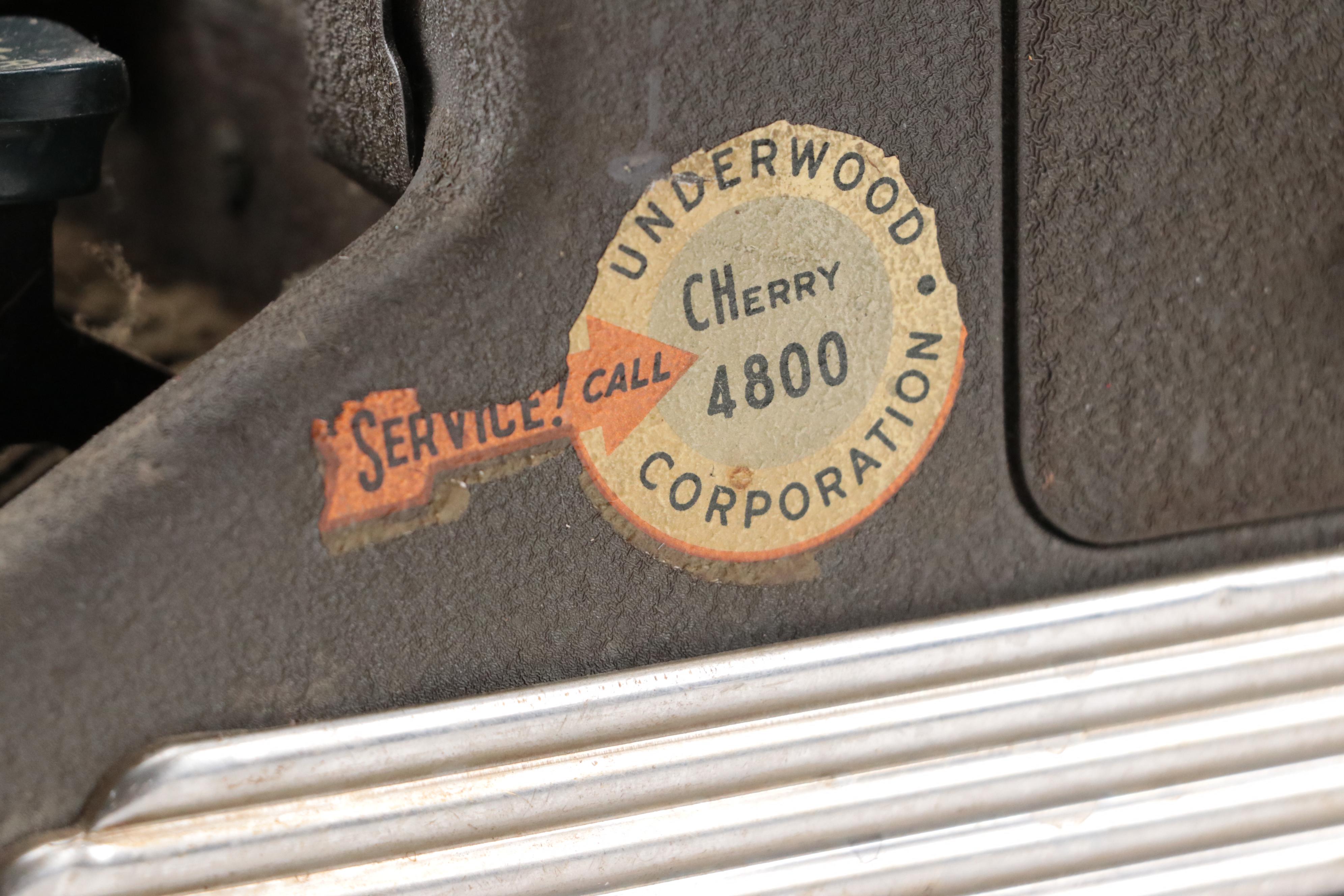 Underwood "Rhythm Touch" Typewriter, Circa 1952