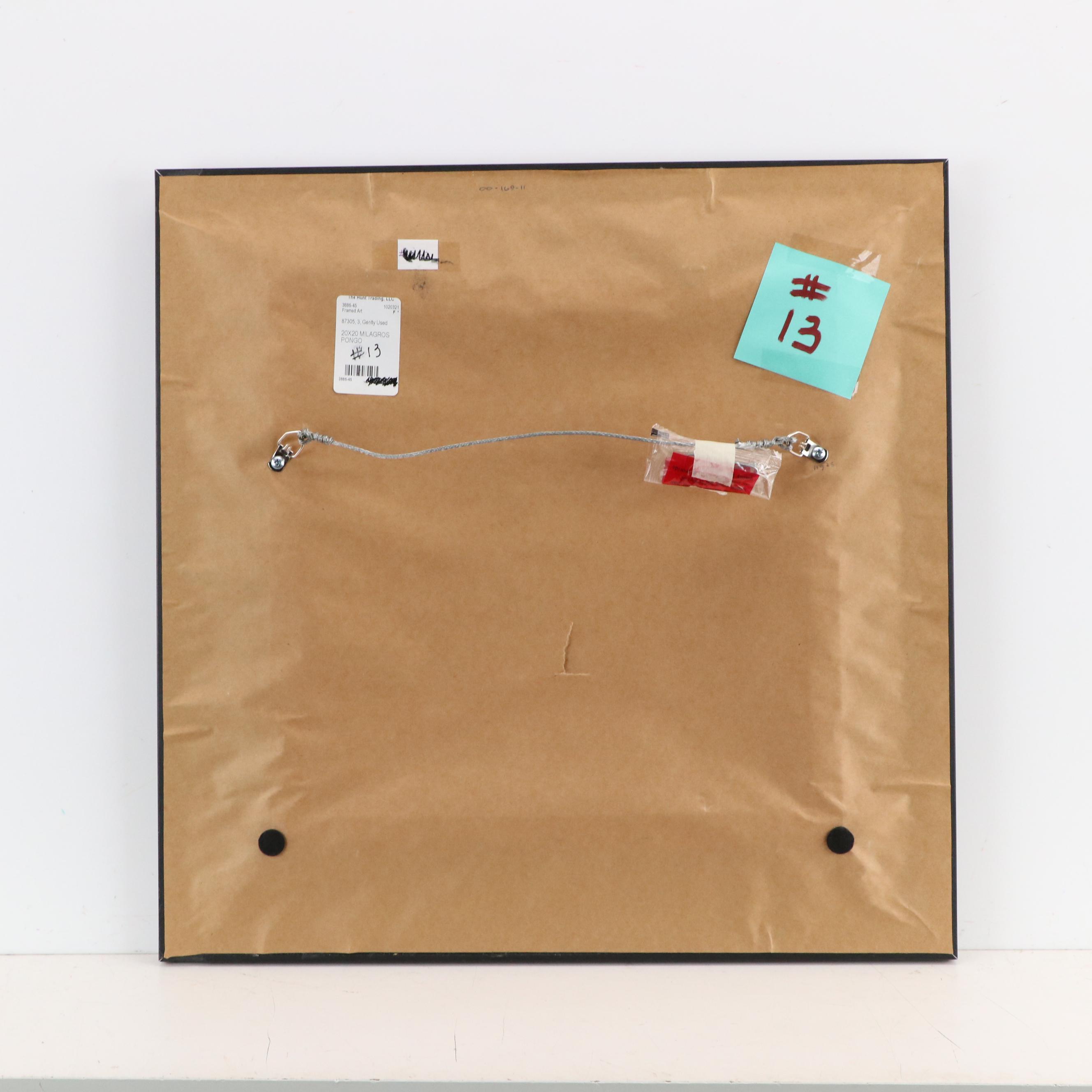 Milagros Pongo Abstract Mixed Media Painting