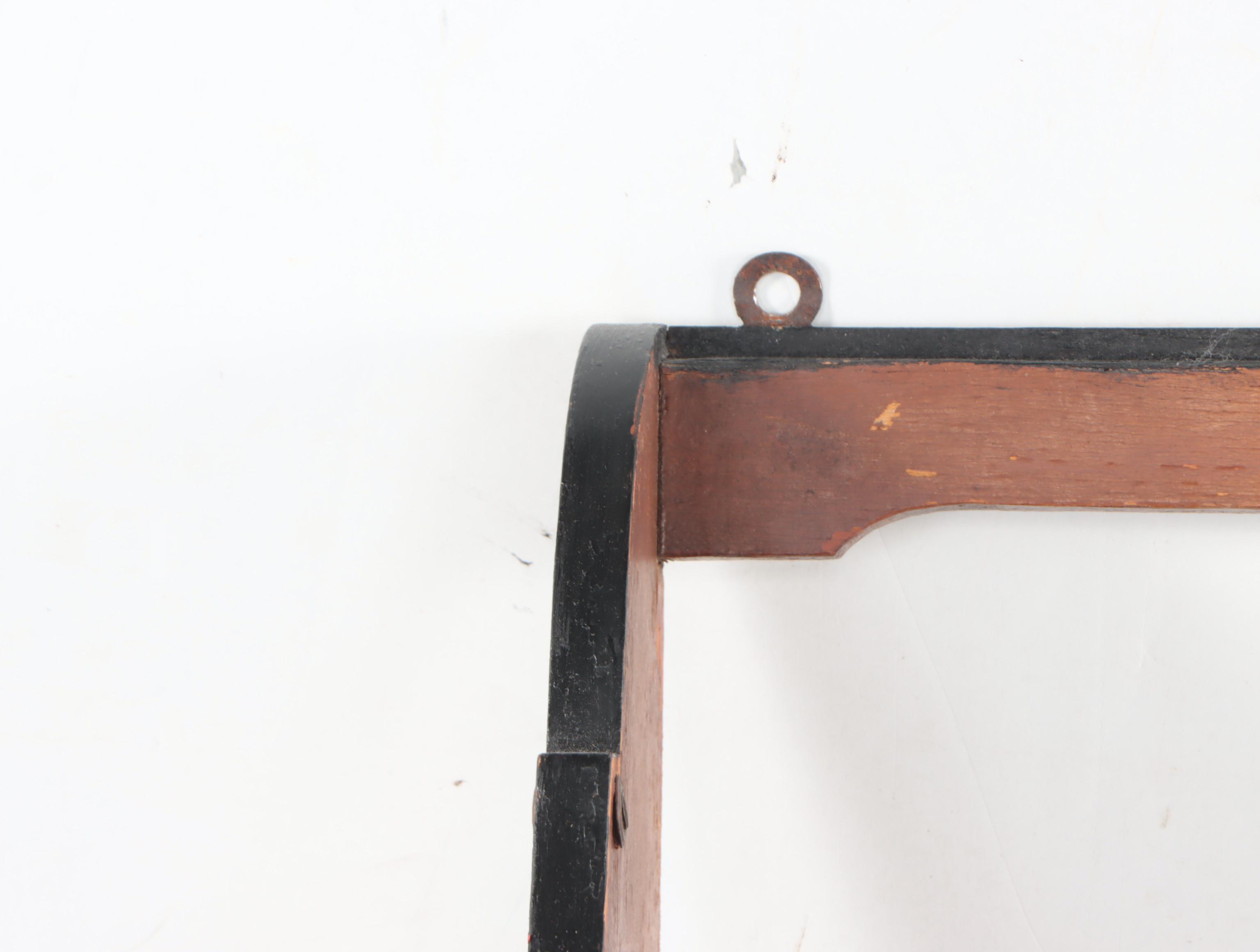 Victorian Style Mahogany Wall-Hanging Shelf