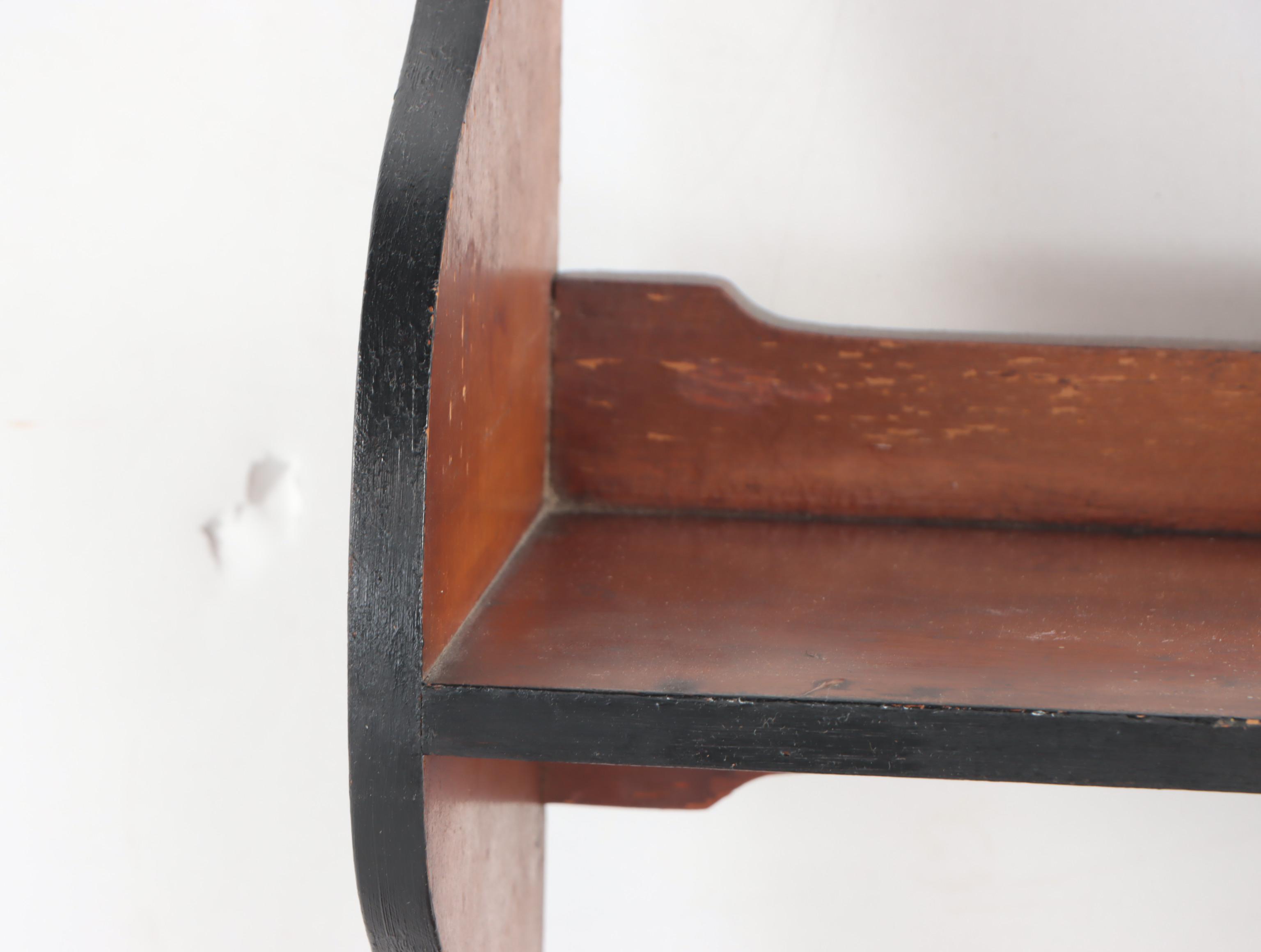 Victorian Style Mahogany Wall-Hanging Shelf