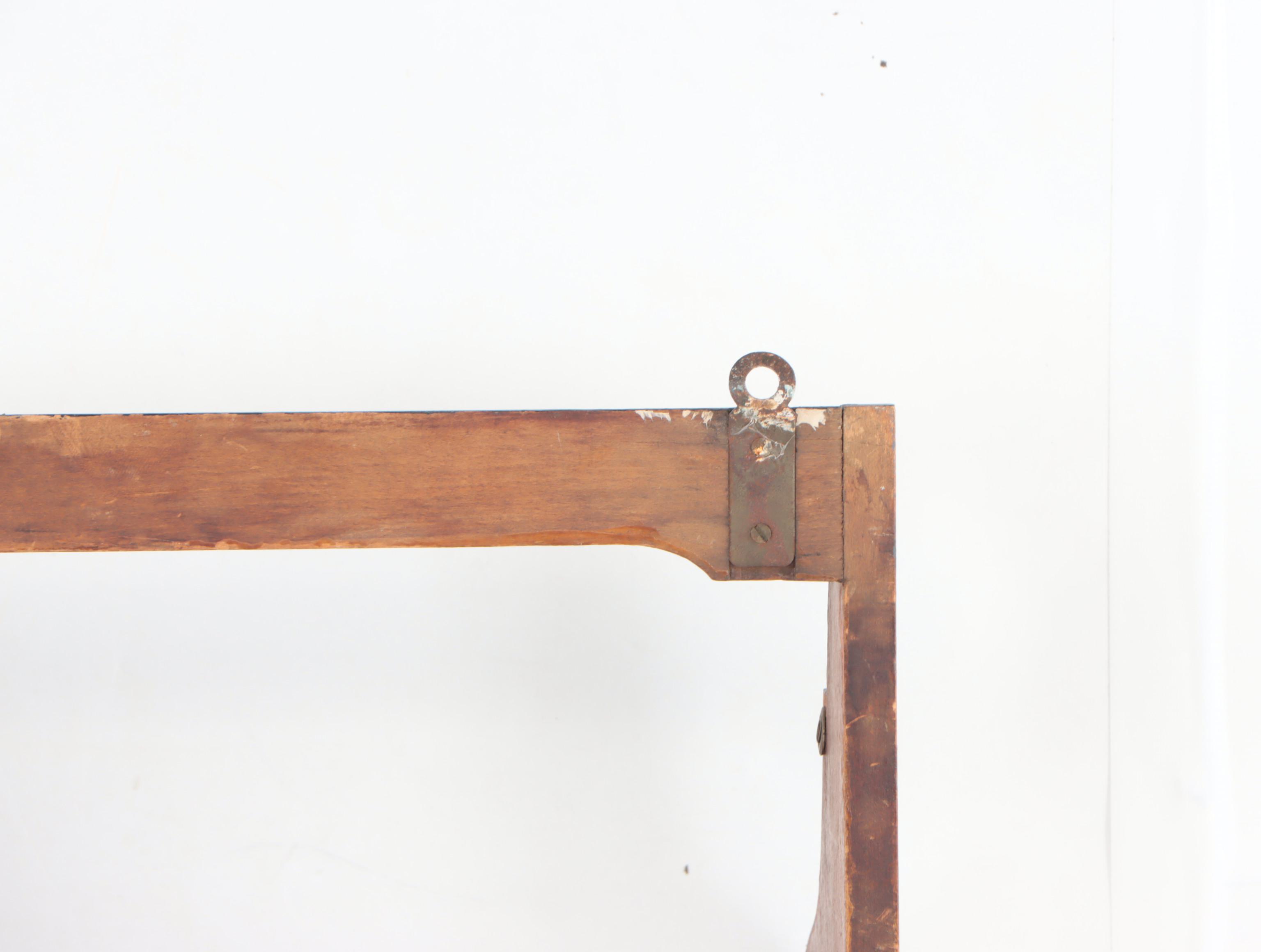 Victorian Style Mahogany Wall-Hanging Shelf