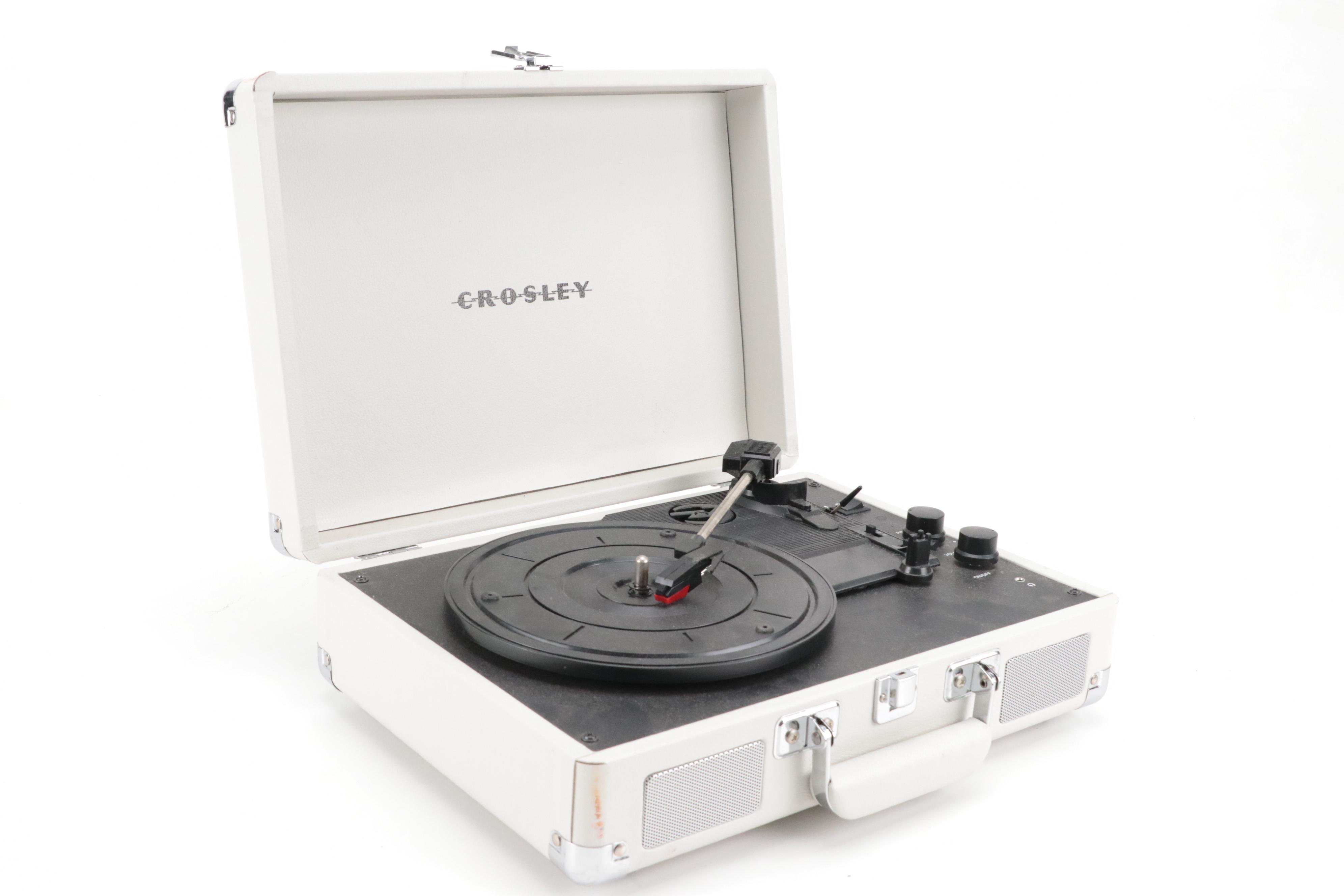 Crosley Faux Leather 3-Speed Bluetooth Record Player Turntable