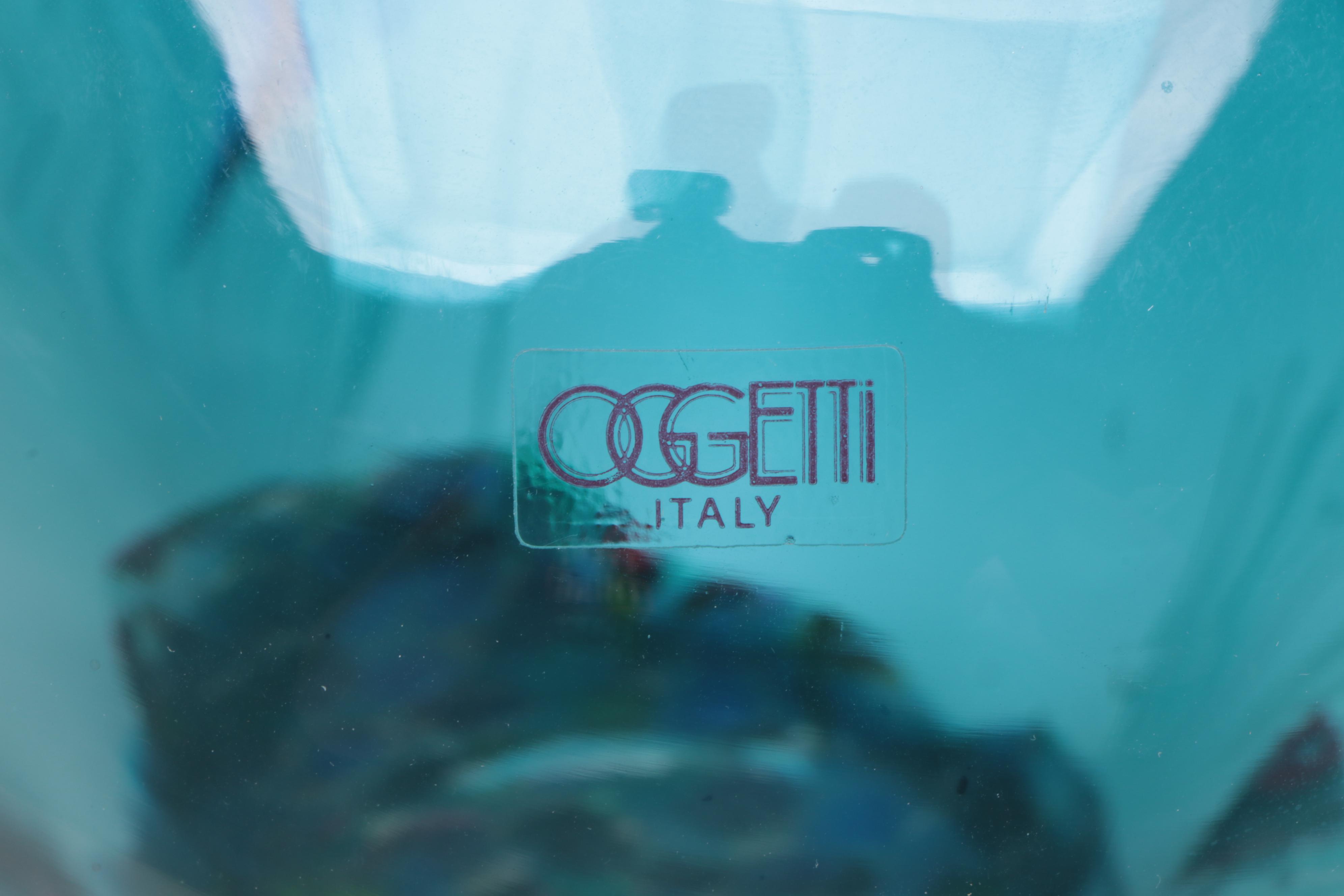 Roberto Camozzo for Oggetti Murano Aquatic Blown Glass Vase