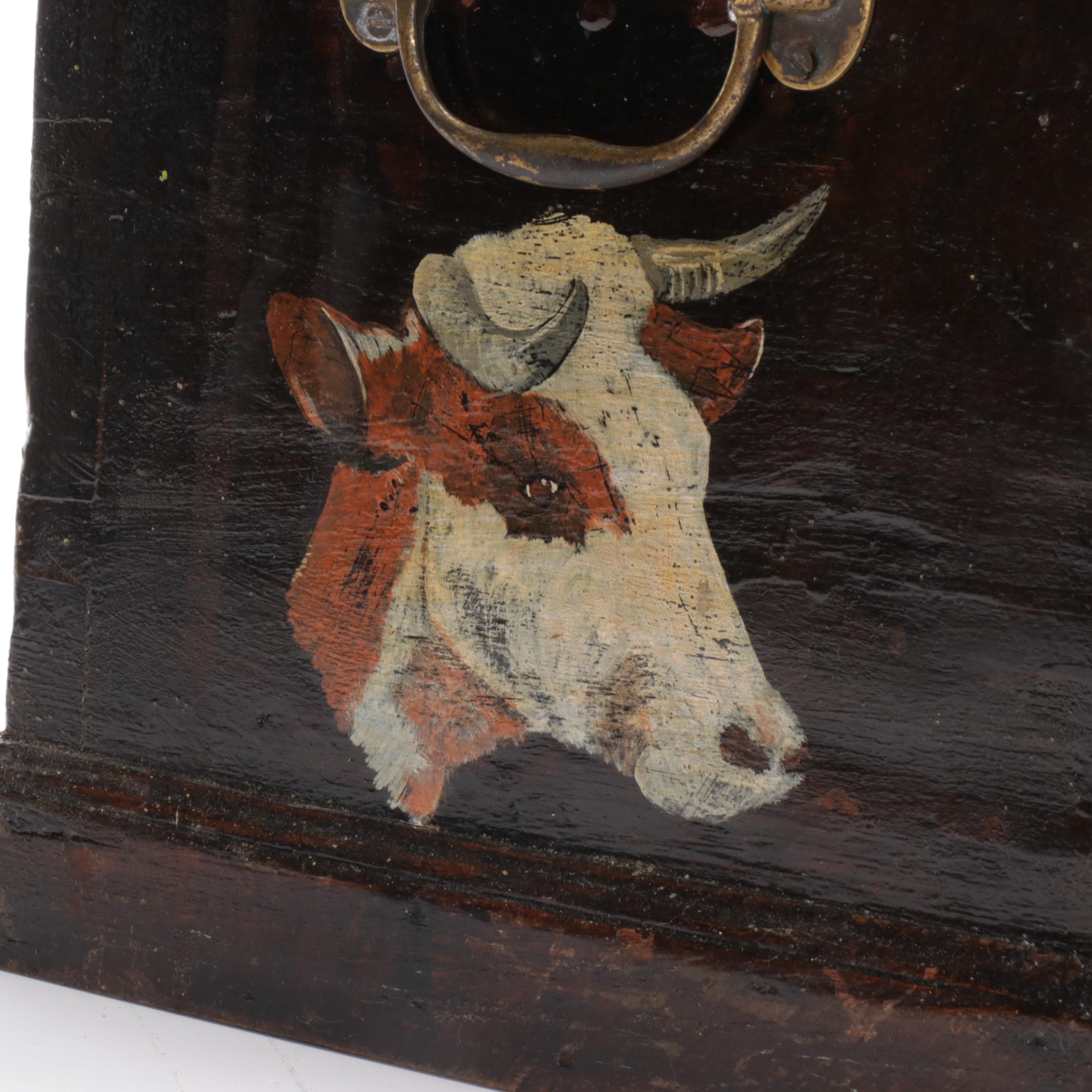 Wooden Humphrey's Specifics Homeopathic Medicine Countertop Cabinet