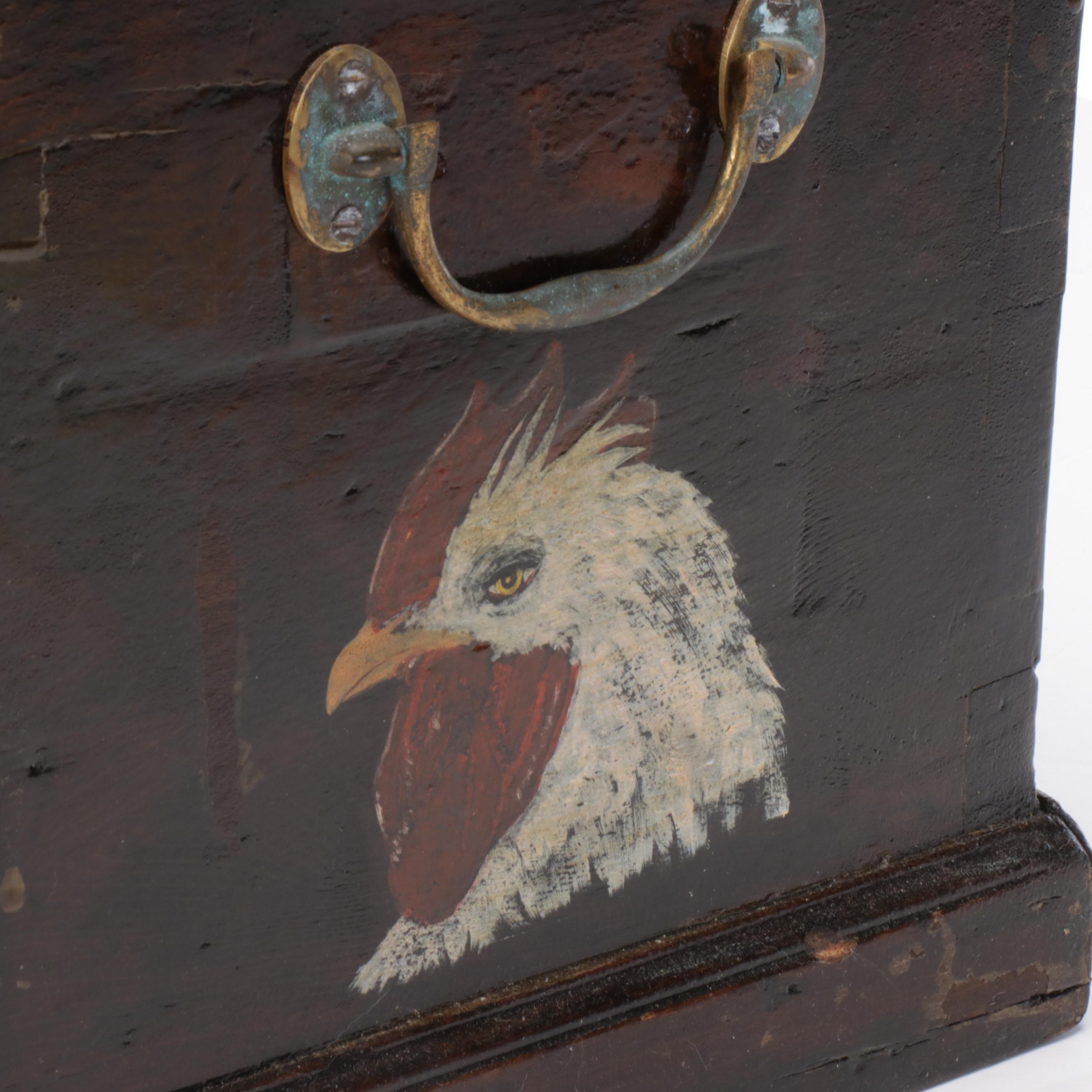 Wooden Humphrey's Specifics Homeopathic Medicine Countertop Cabinet