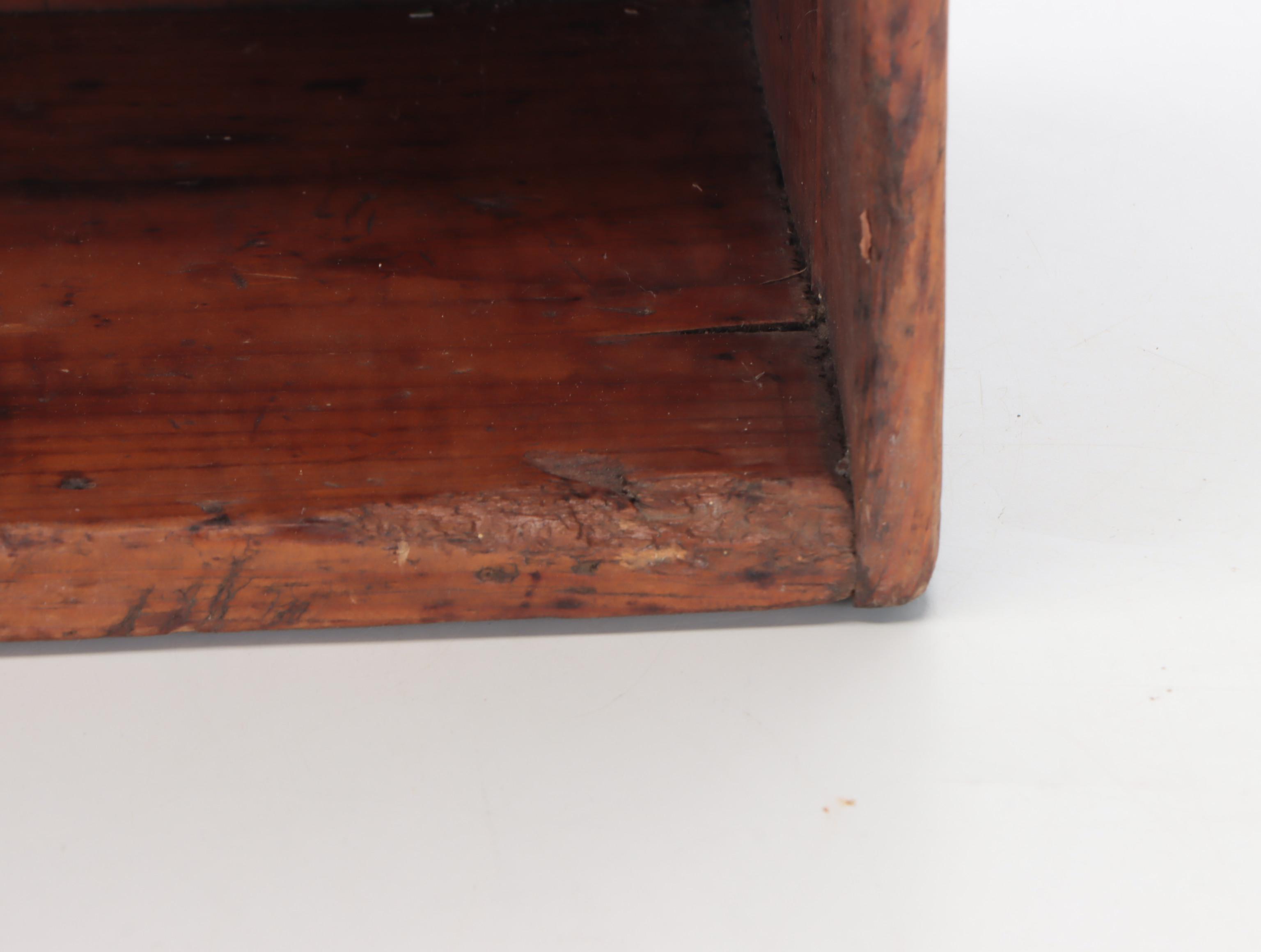 Primitive Style Pine Wall Cabinet