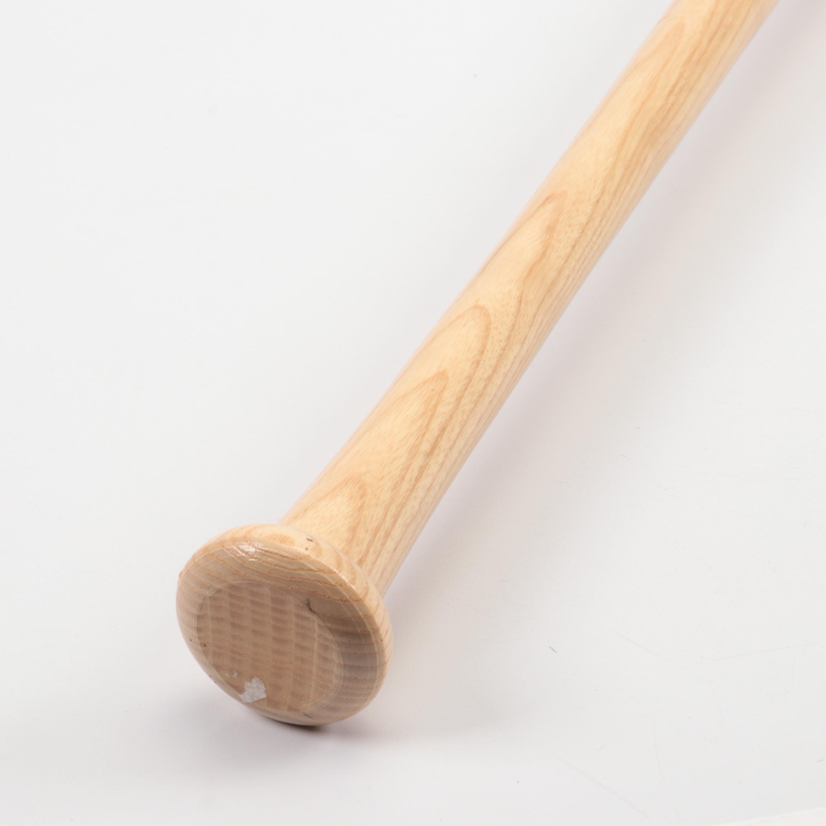 Ernie Banks Signed "HOF 77, 512 HR, MVP 58/59" Rawlings Baseball Bat