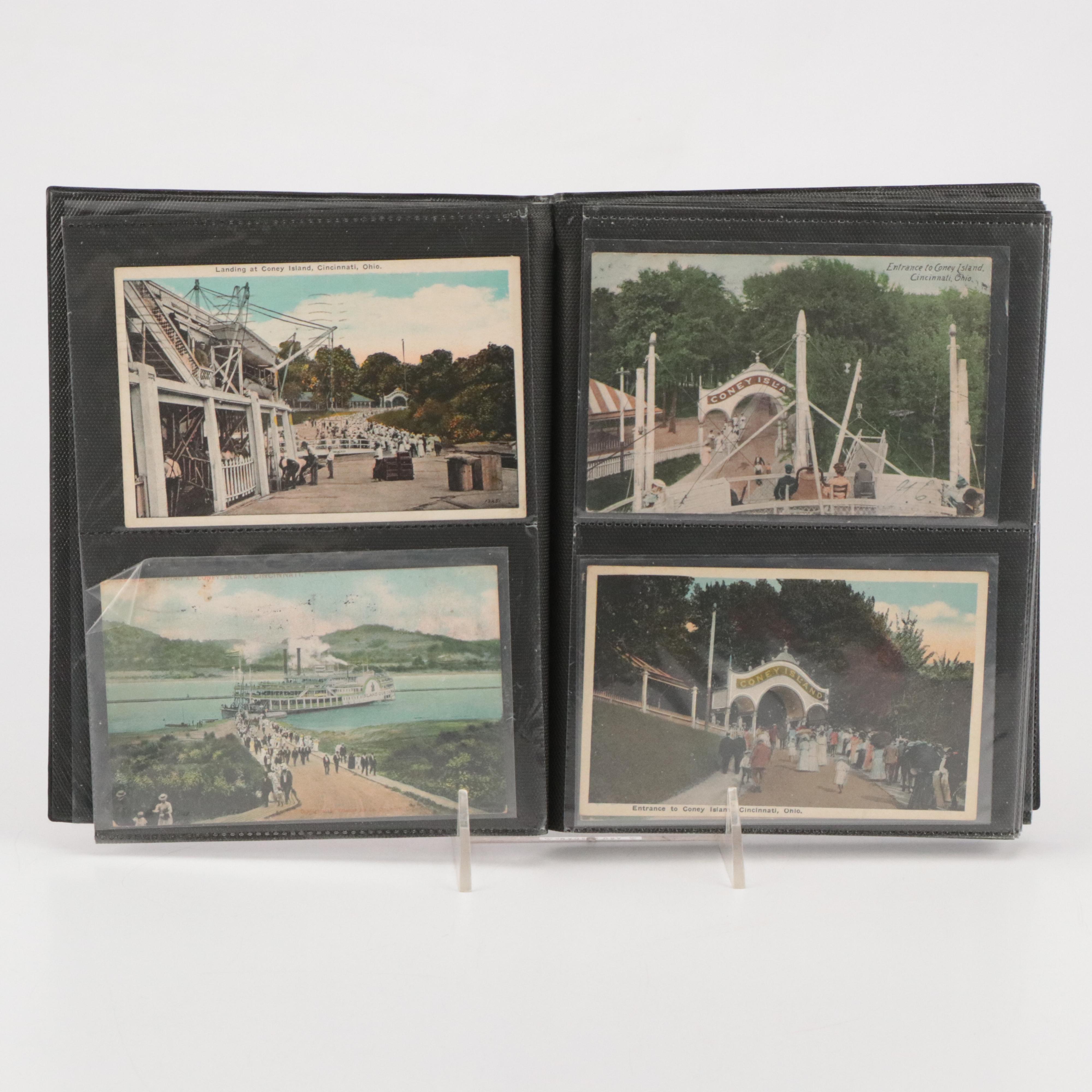 Island Queen, Lake Como and More Coney Island Postcards, Early 20th Century