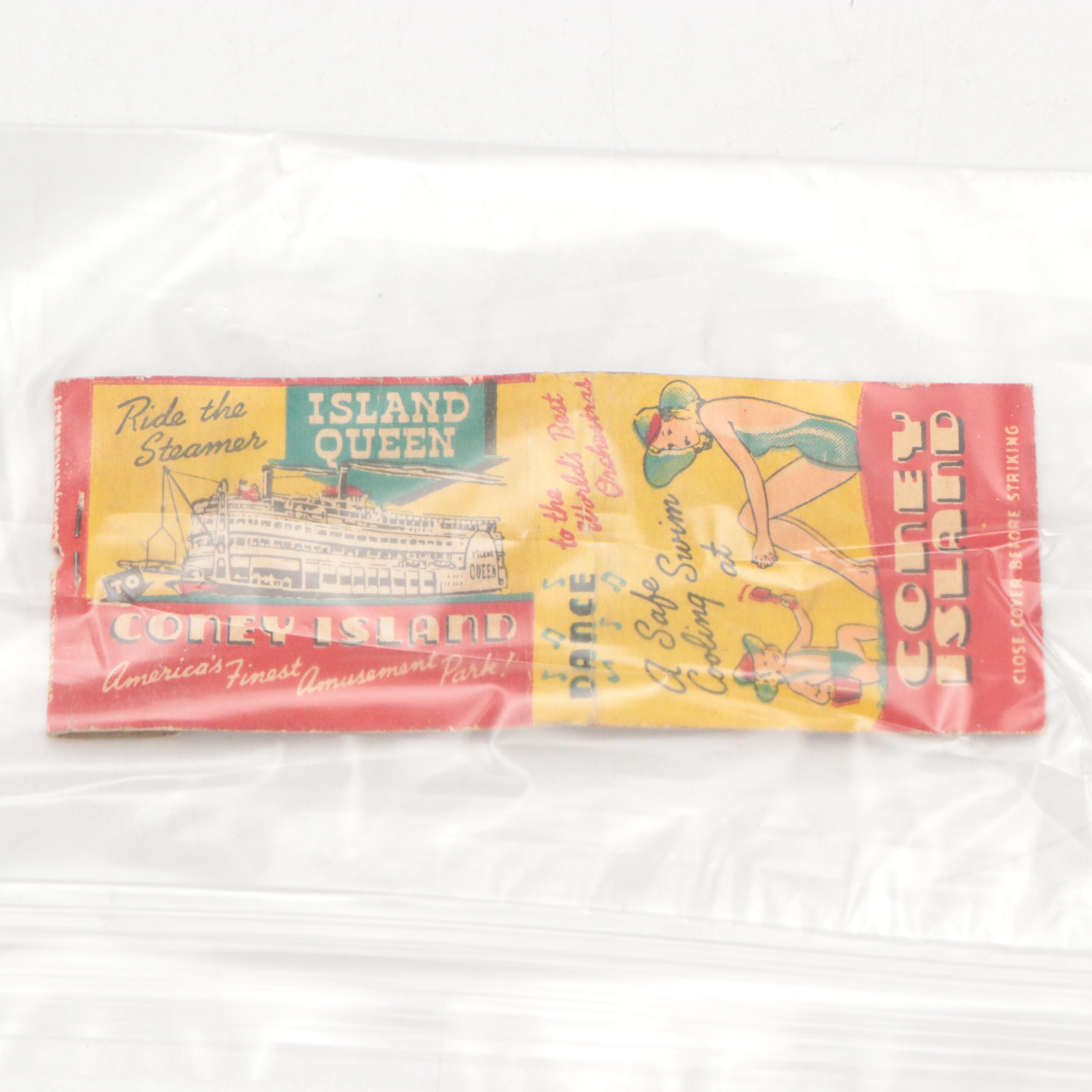 Island Queen, Lake Como and More Coney Island Postcards, Early 20th Century