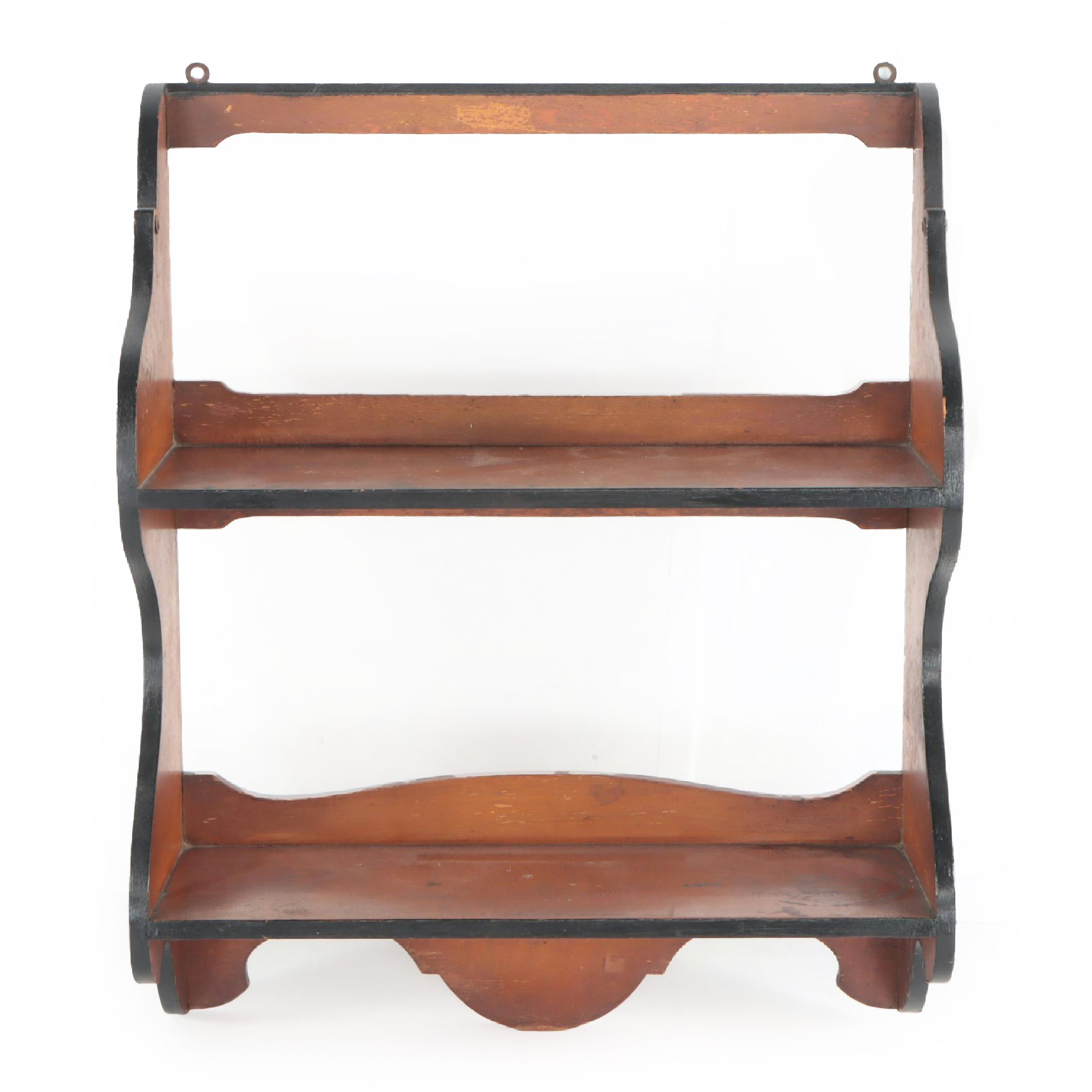 Victorian Style Mahogany Wall-Hanging Shelf