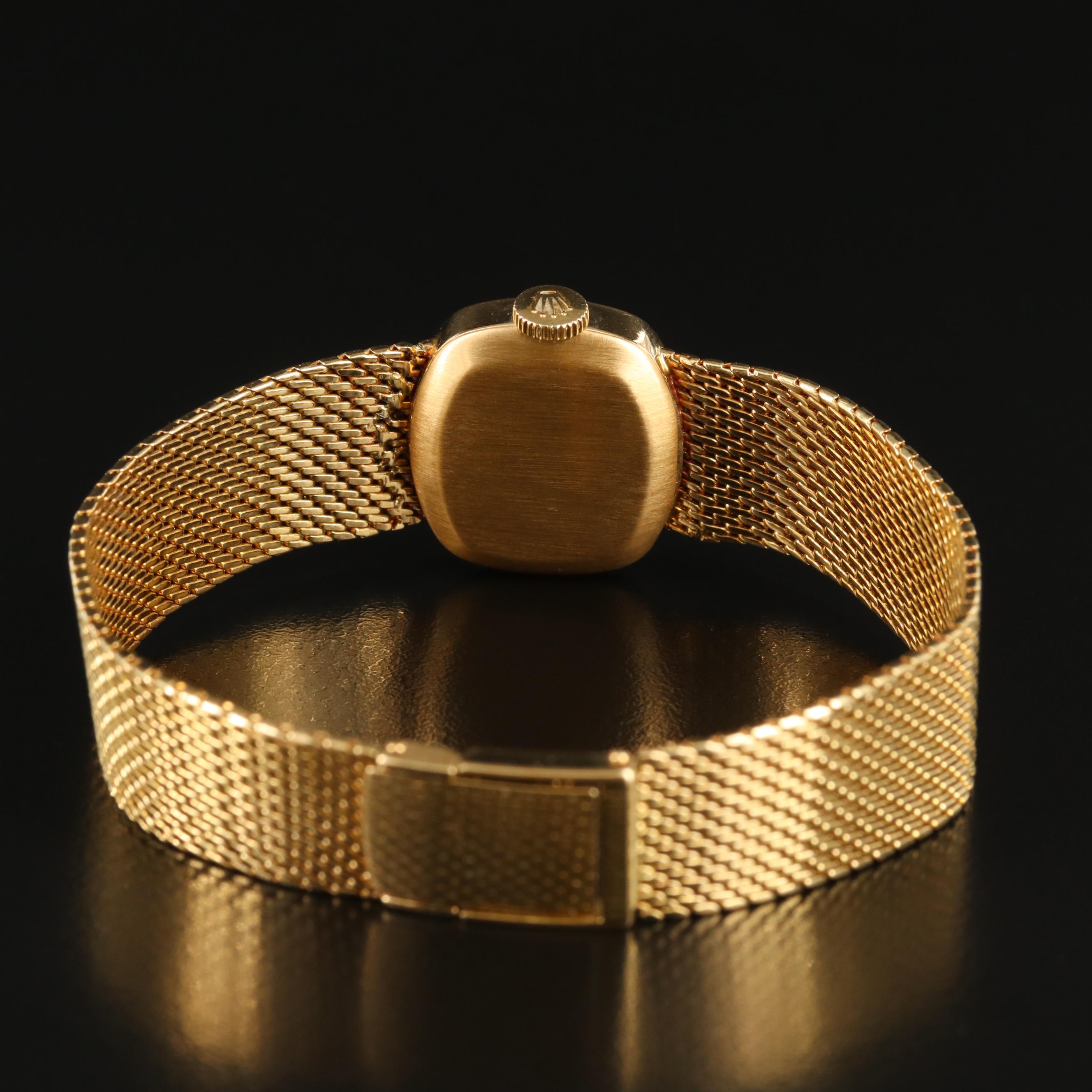 Rolex Precision 18K Gold Cocktail Watch