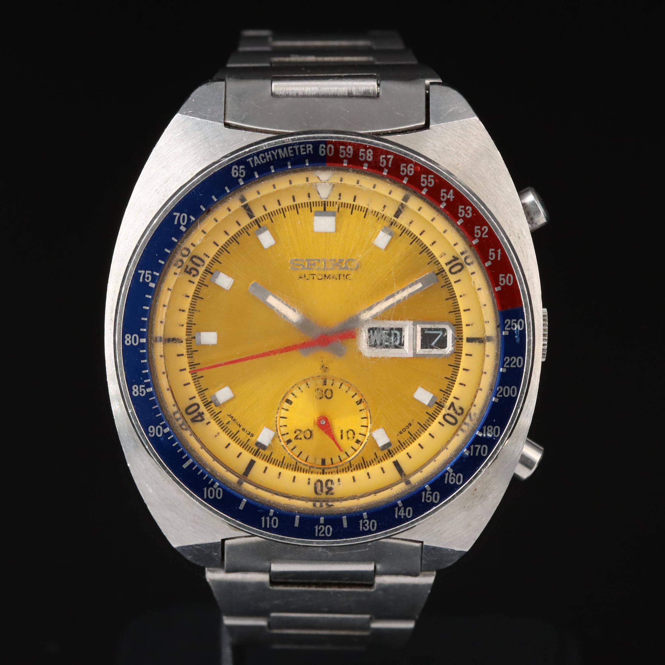 Vintage Seiko 6139-6005 "Pogue" Watch