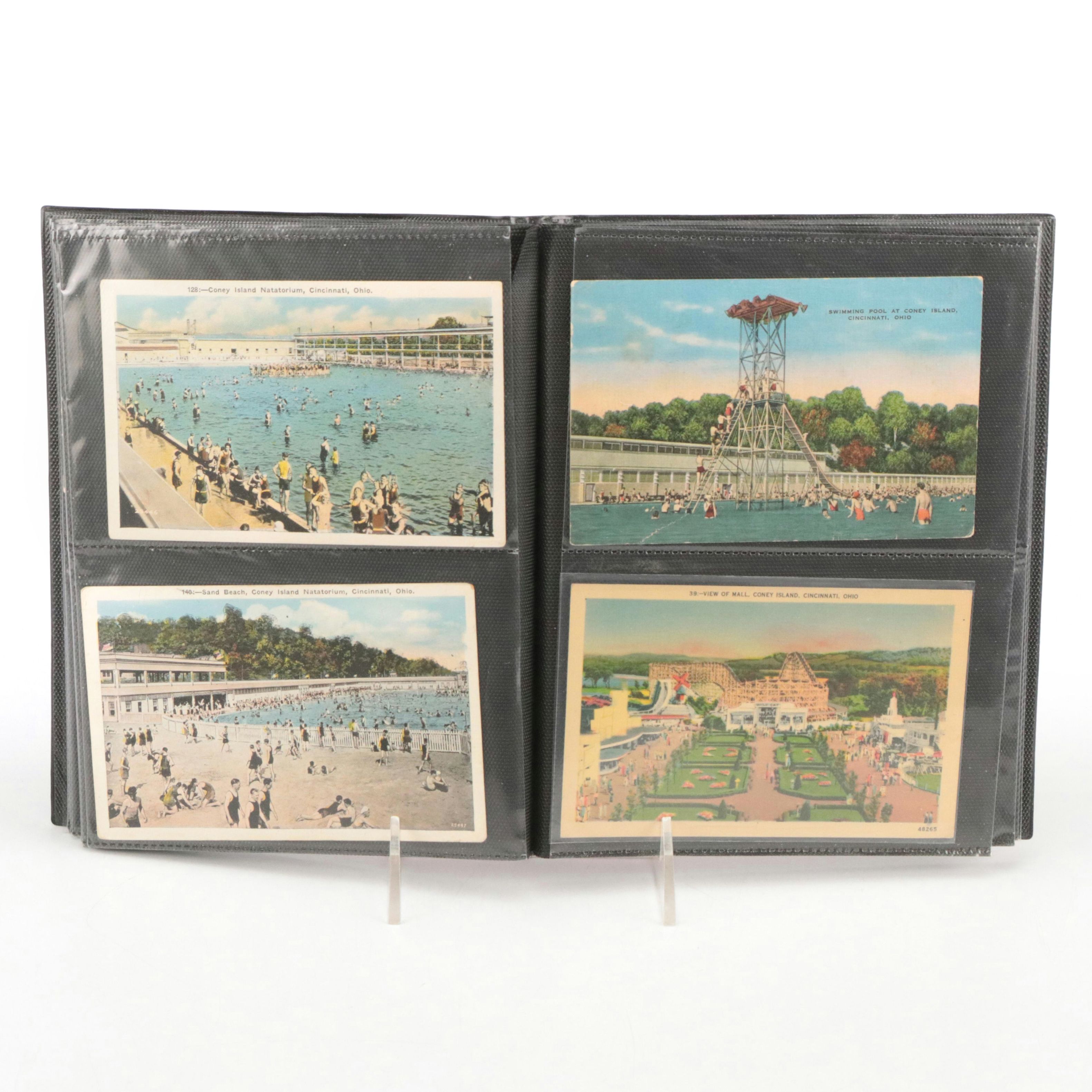 Island Queen, Lake Como and More Coney Island Postcards, Early 20th Century