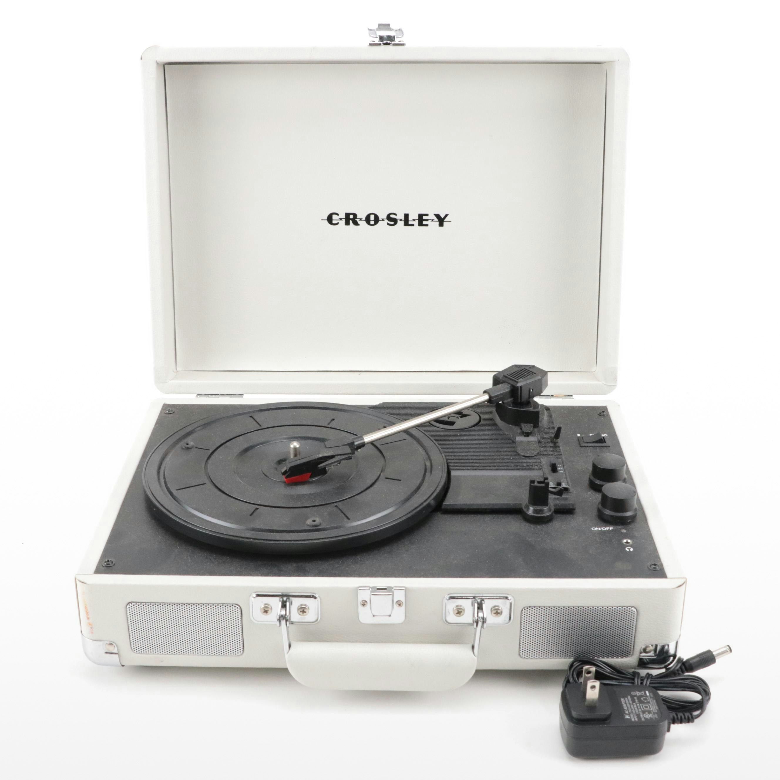 Crosley Faux Leather 3-Speed Bluetooth Record Player Turntable