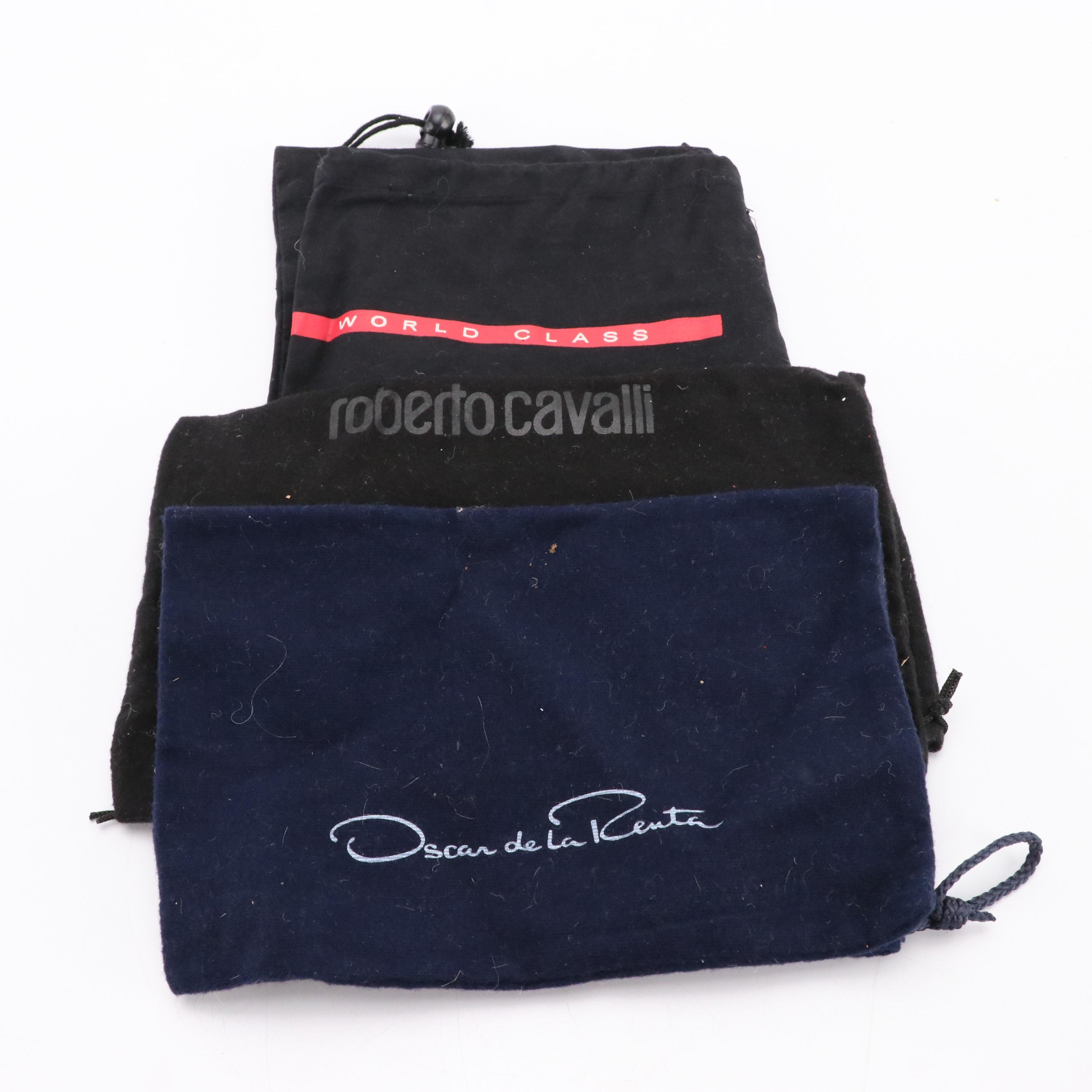 Assorted Designer Dust Bags Featuring Prada, Gucci, Fendi, Chanel & More