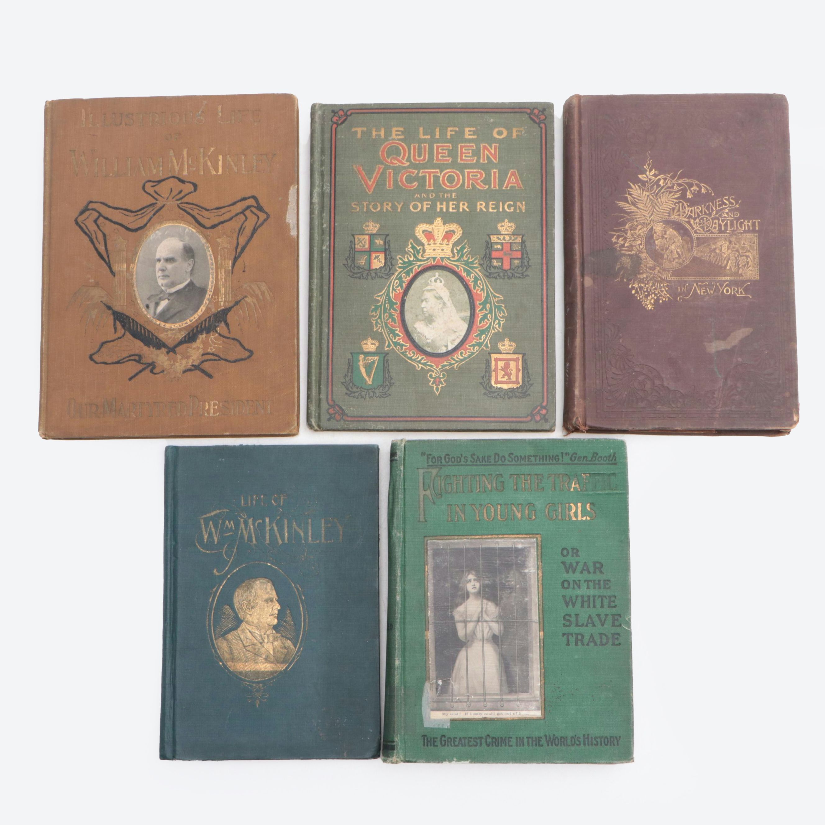 Illustrated "Frighting the Traffic in Young Girls" by Ernest Bell and More Books