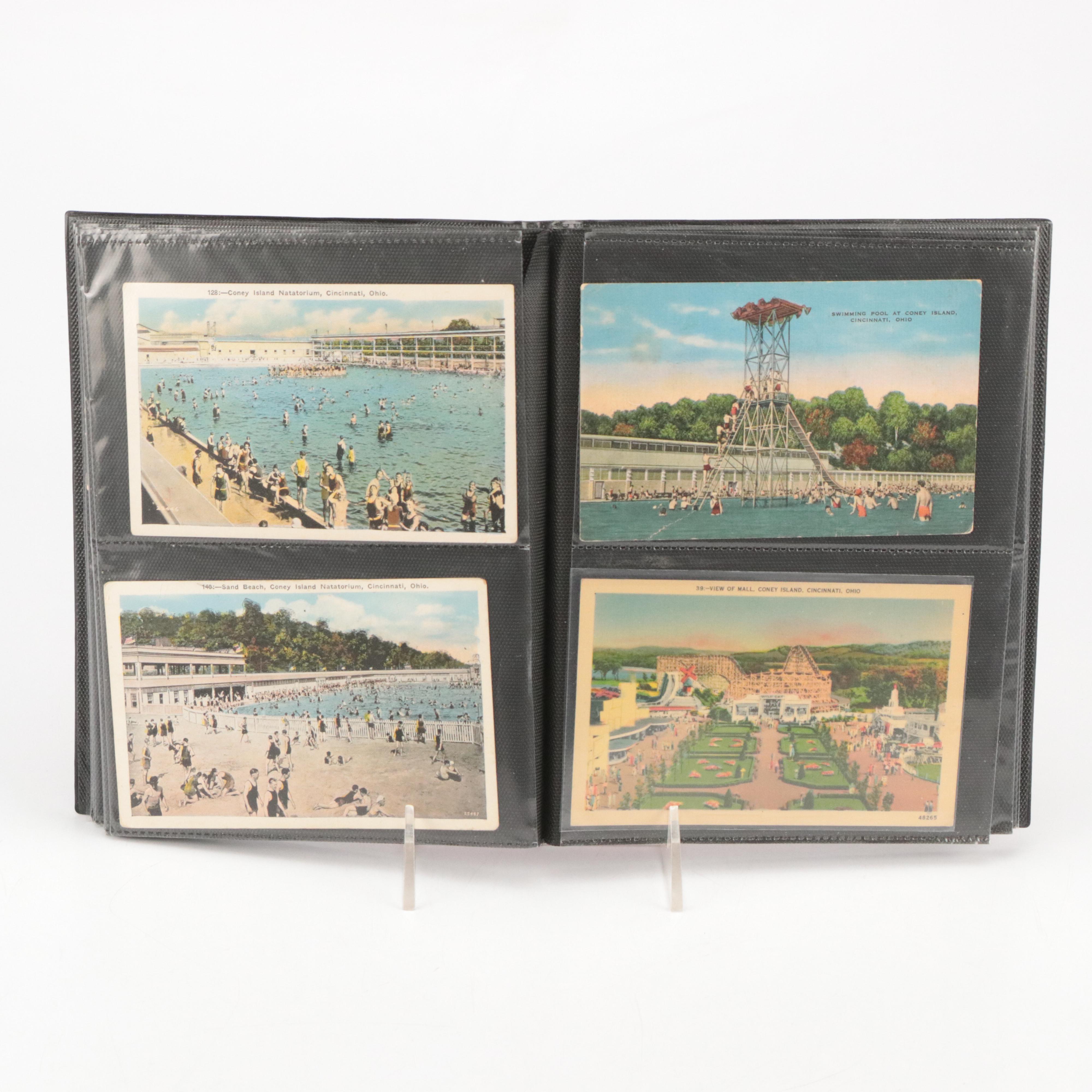Island Queen, Lake Como and More Coney Island Postcards, Early 20th Century
