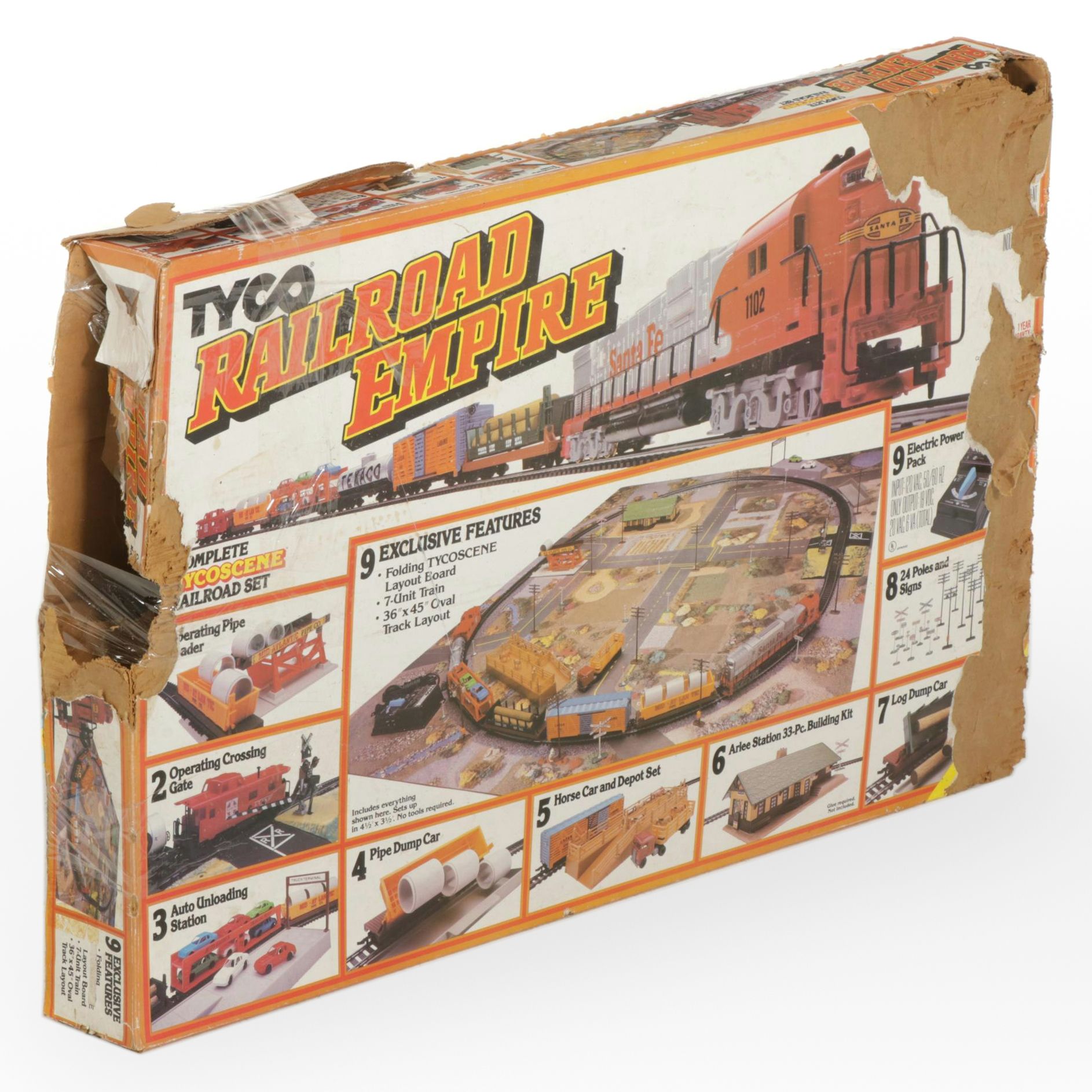 Tyco "Railroad Empire" HO Scale Train Set
