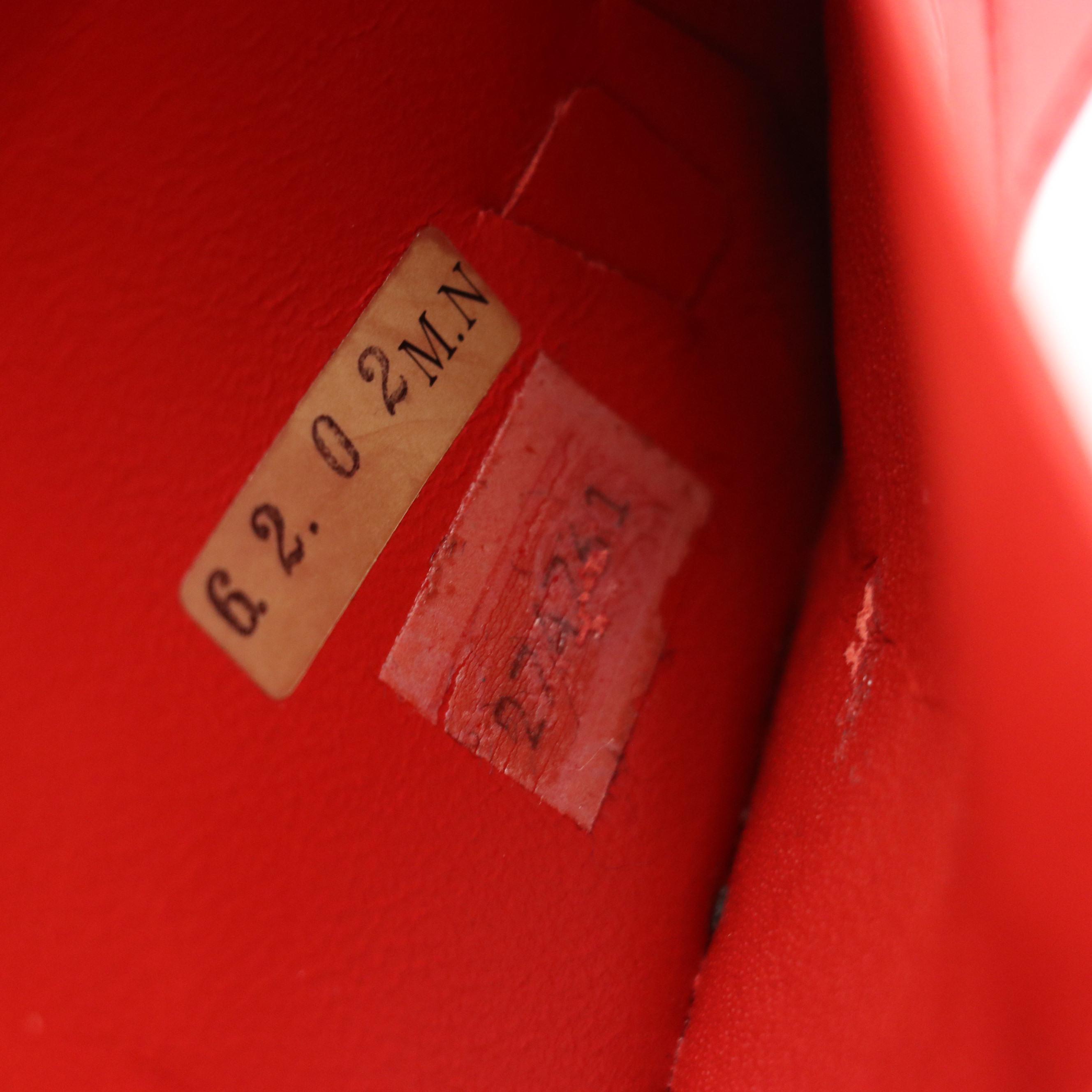 Chanel Bifold Wallet in Red Quilted Lambskin with Box