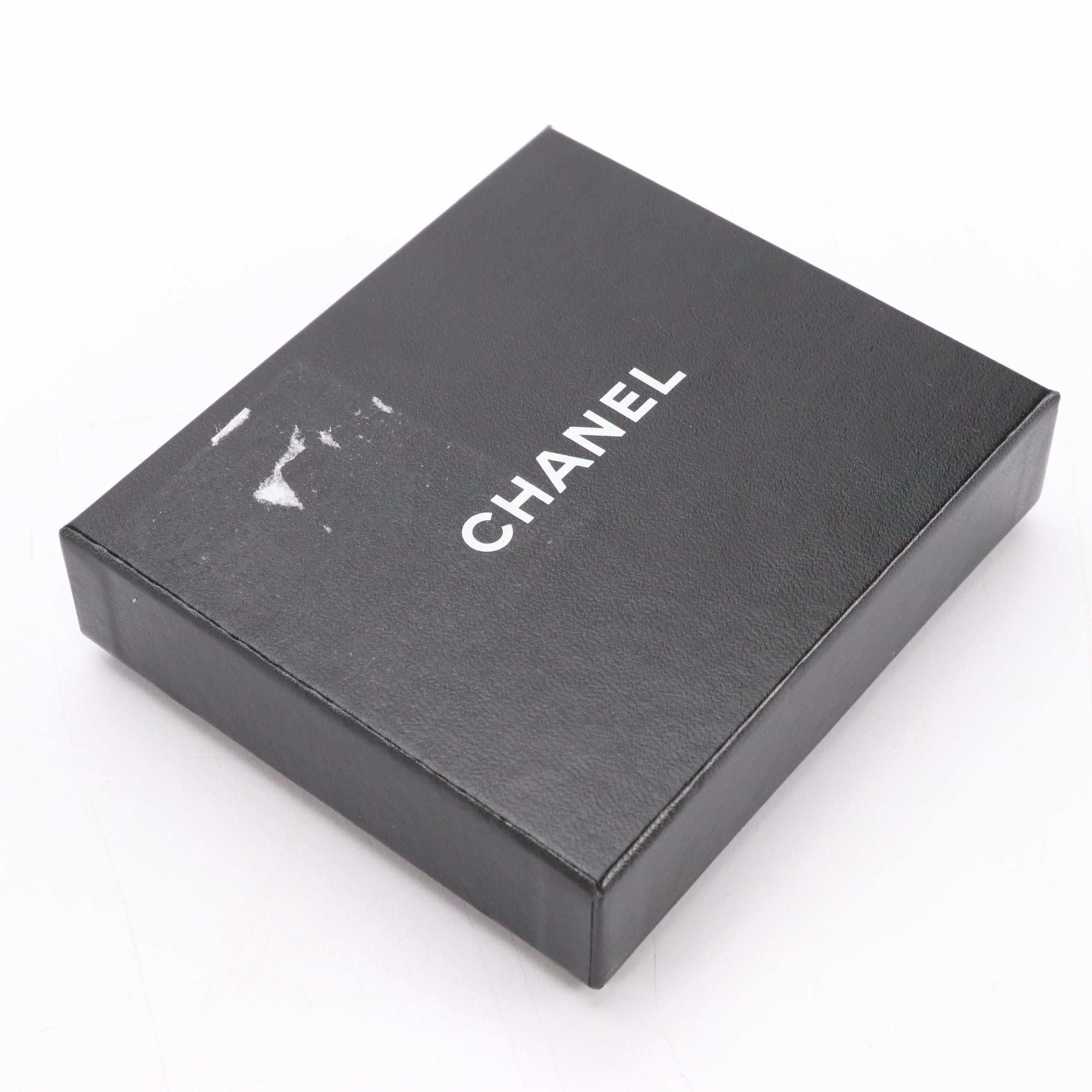 Chanel Bifold Wallet in Red Quilted Lambskin with Box