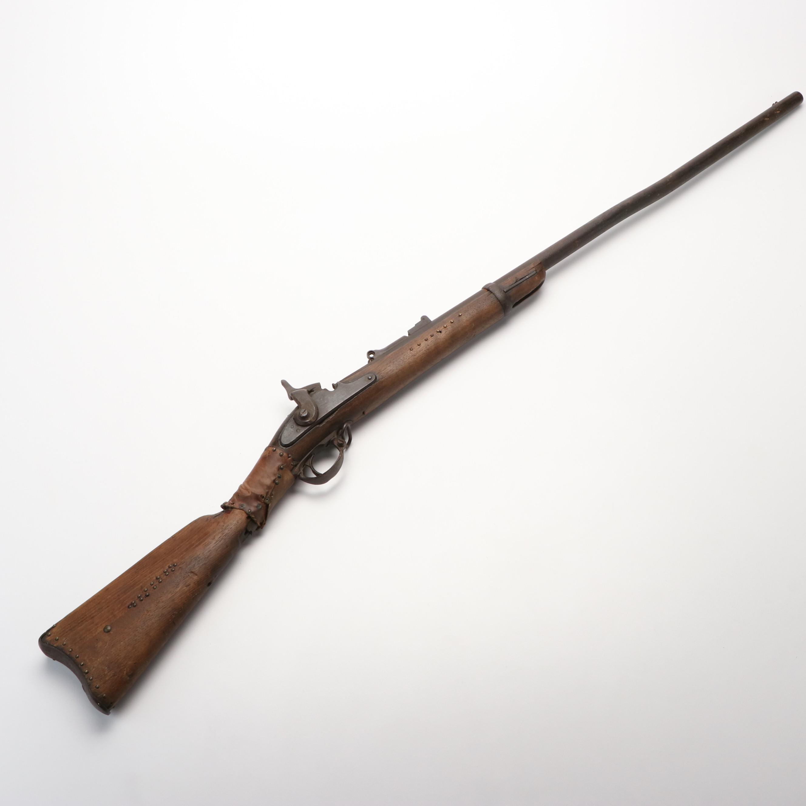 Civil War Era US Model 1864 Springfield Musket with Trapdoor Conversion