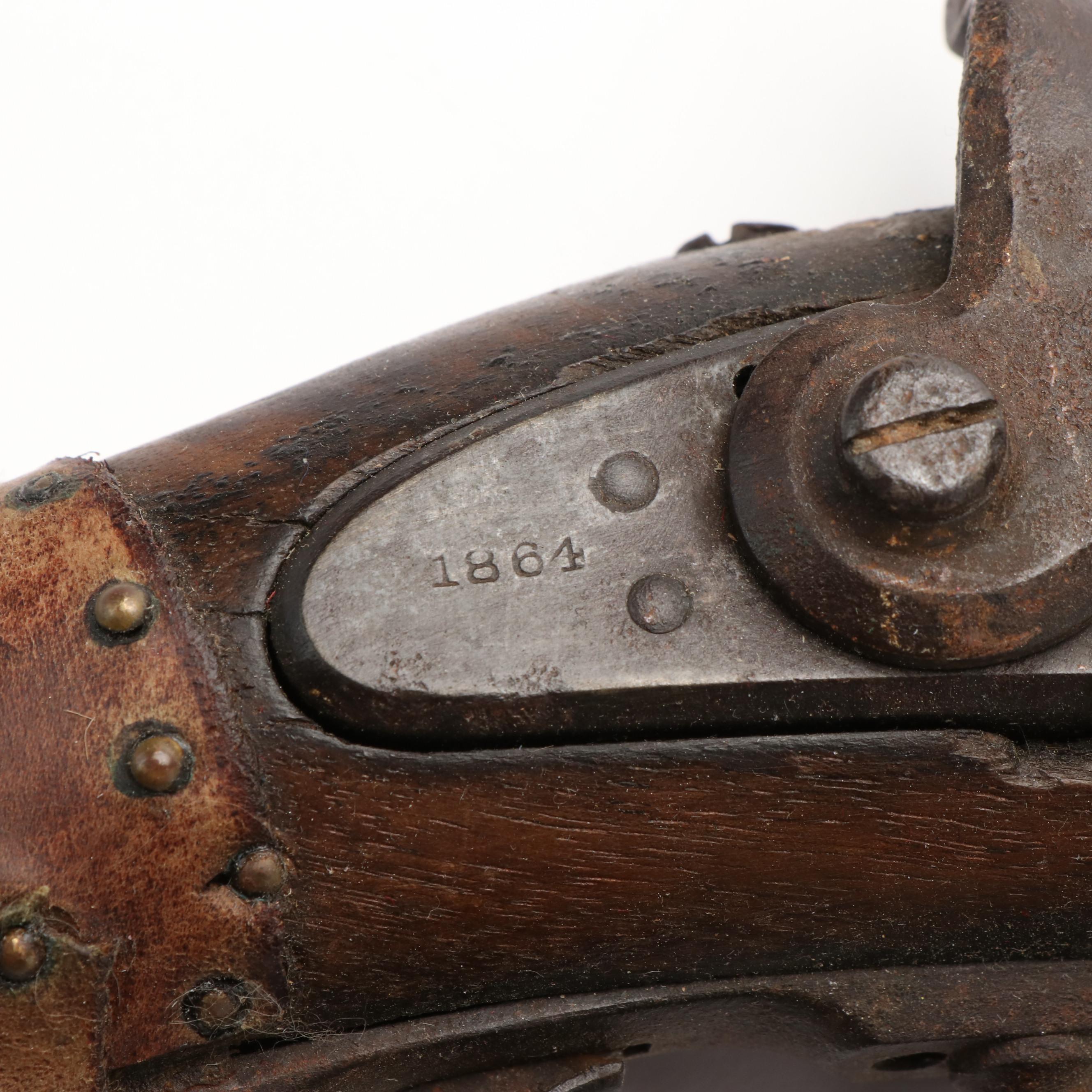 Civil War Era US Model 1864 Springfield Musket with Trapdoor Conversion