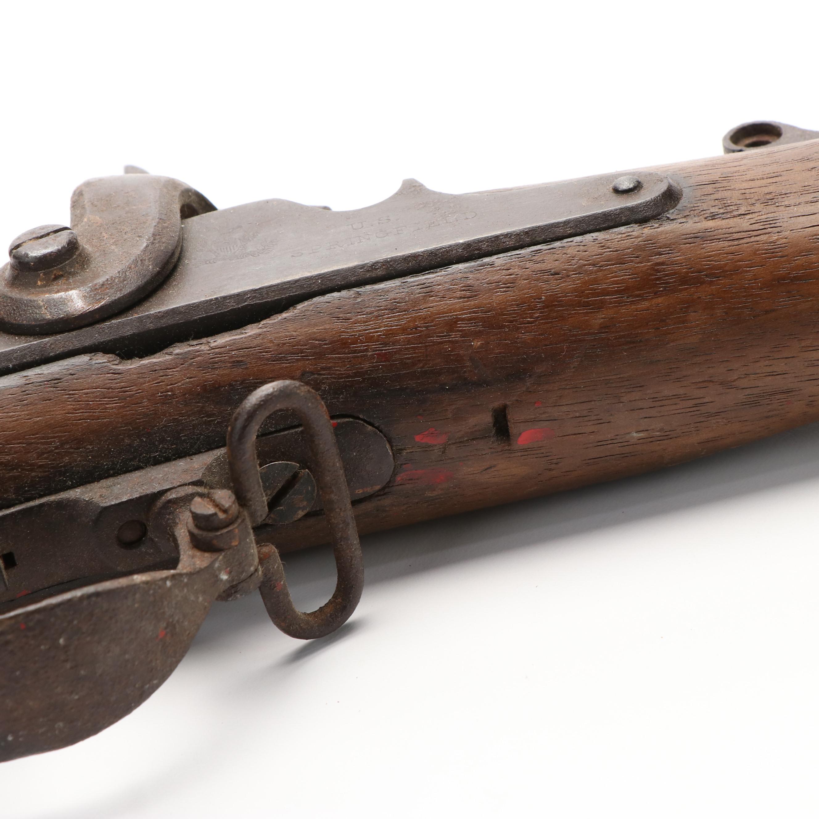 Civil War Era US Model 1864 Springfield Musket with Trapdoor Conversion